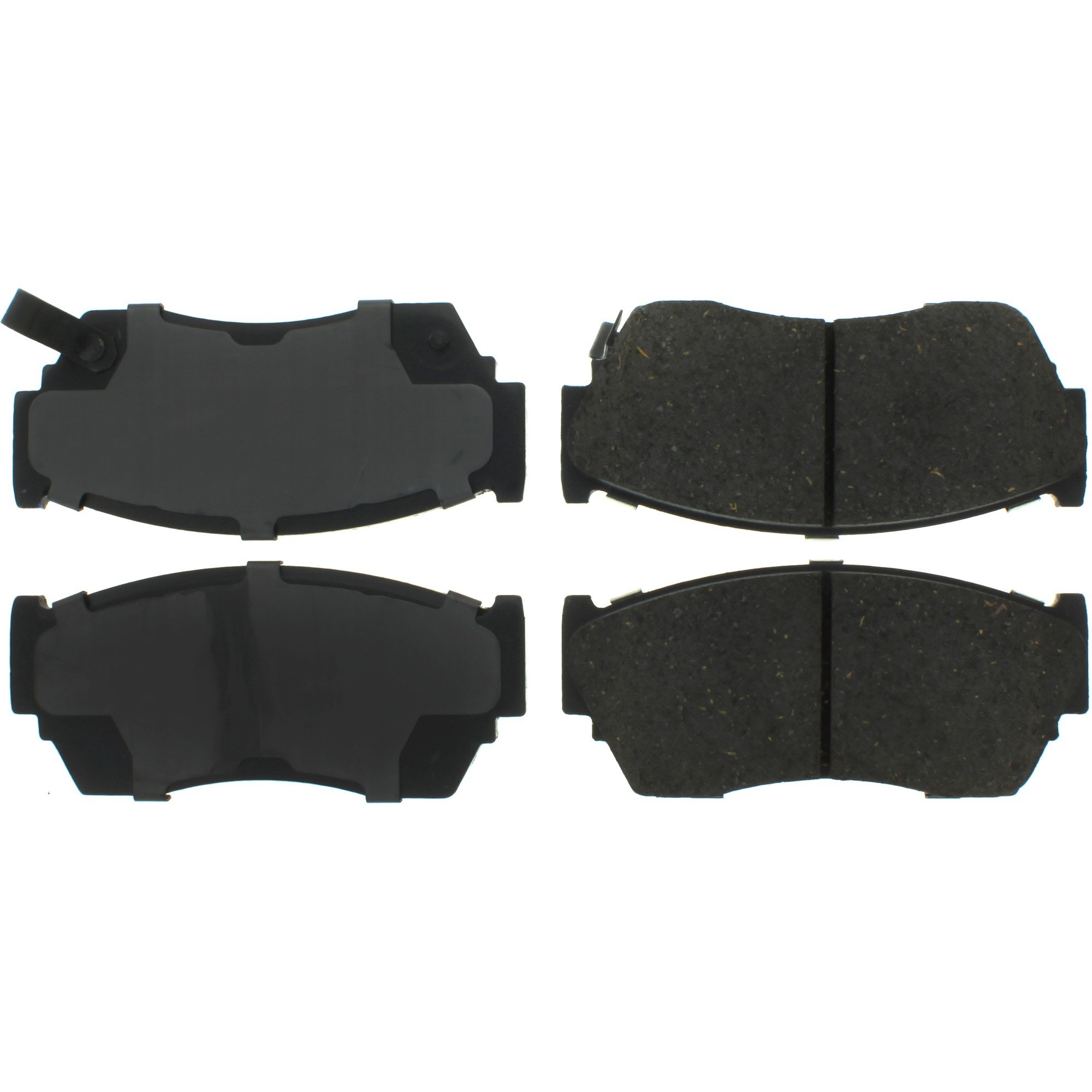 Centric Premium Semi-Metallic Brake Pads with Shims and Hardware