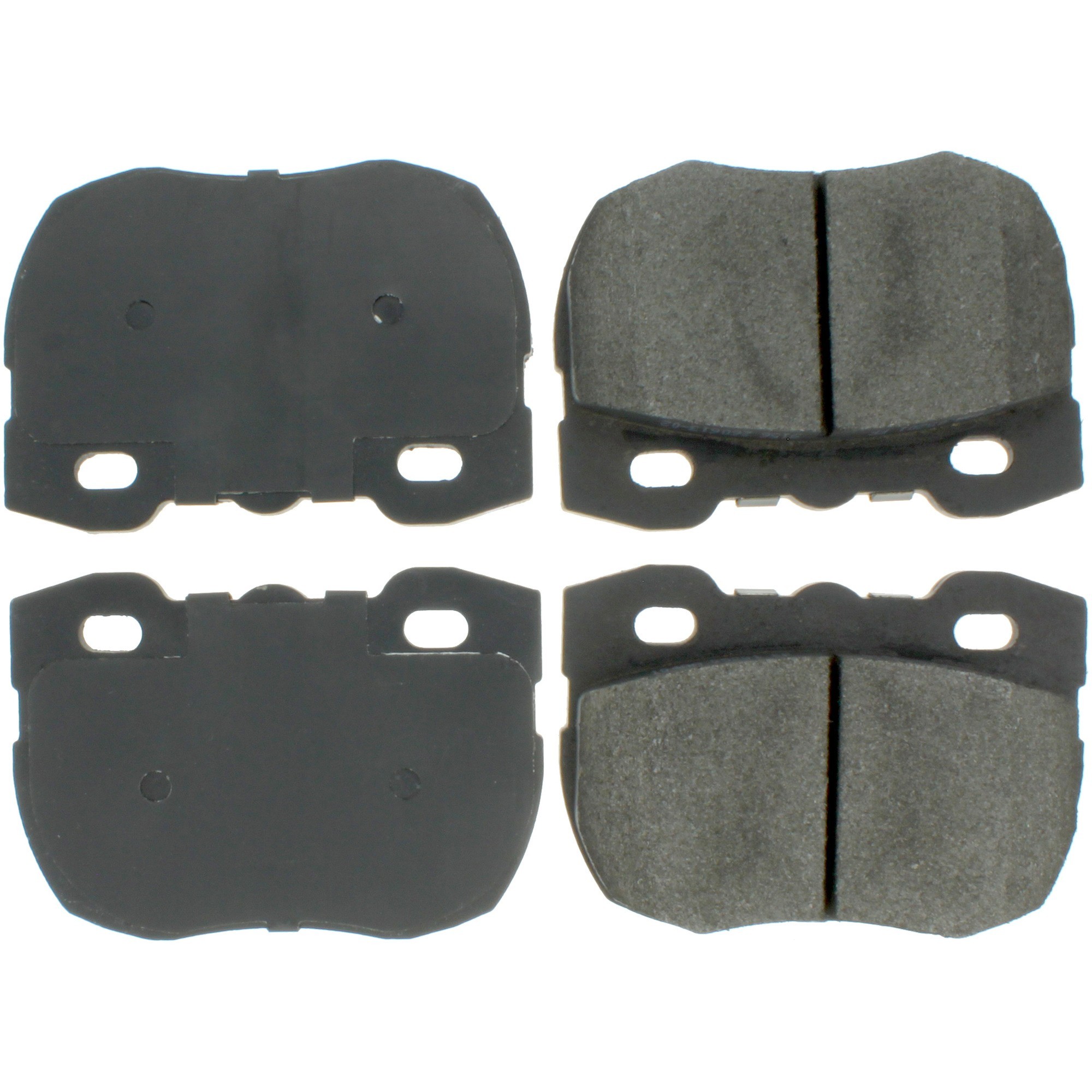 Centric Premium Semi-Metallic Brake Pads with Shims and Hardware