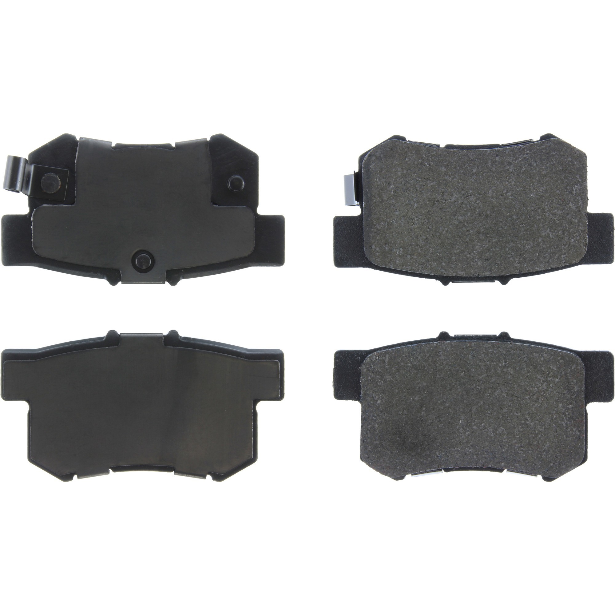 Centric Premium Semi-Metallic Brake Pads with Shims and Hardware