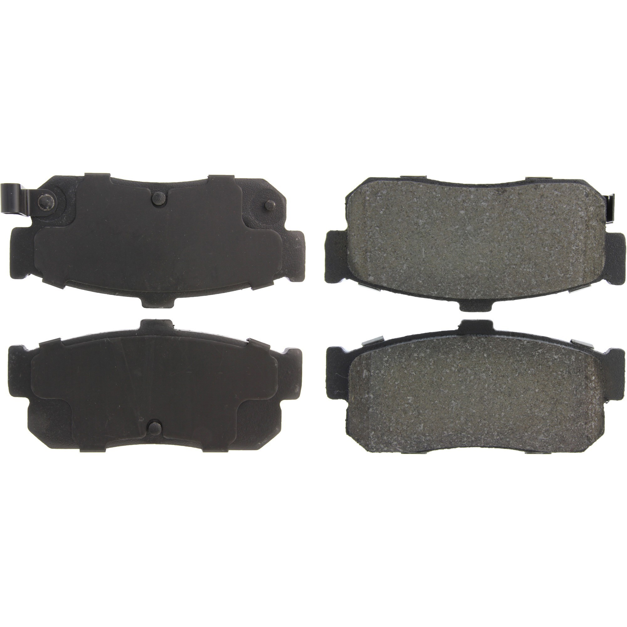 Centric Premium Semi-Metallic Brake Pads with Shims and Hardware
