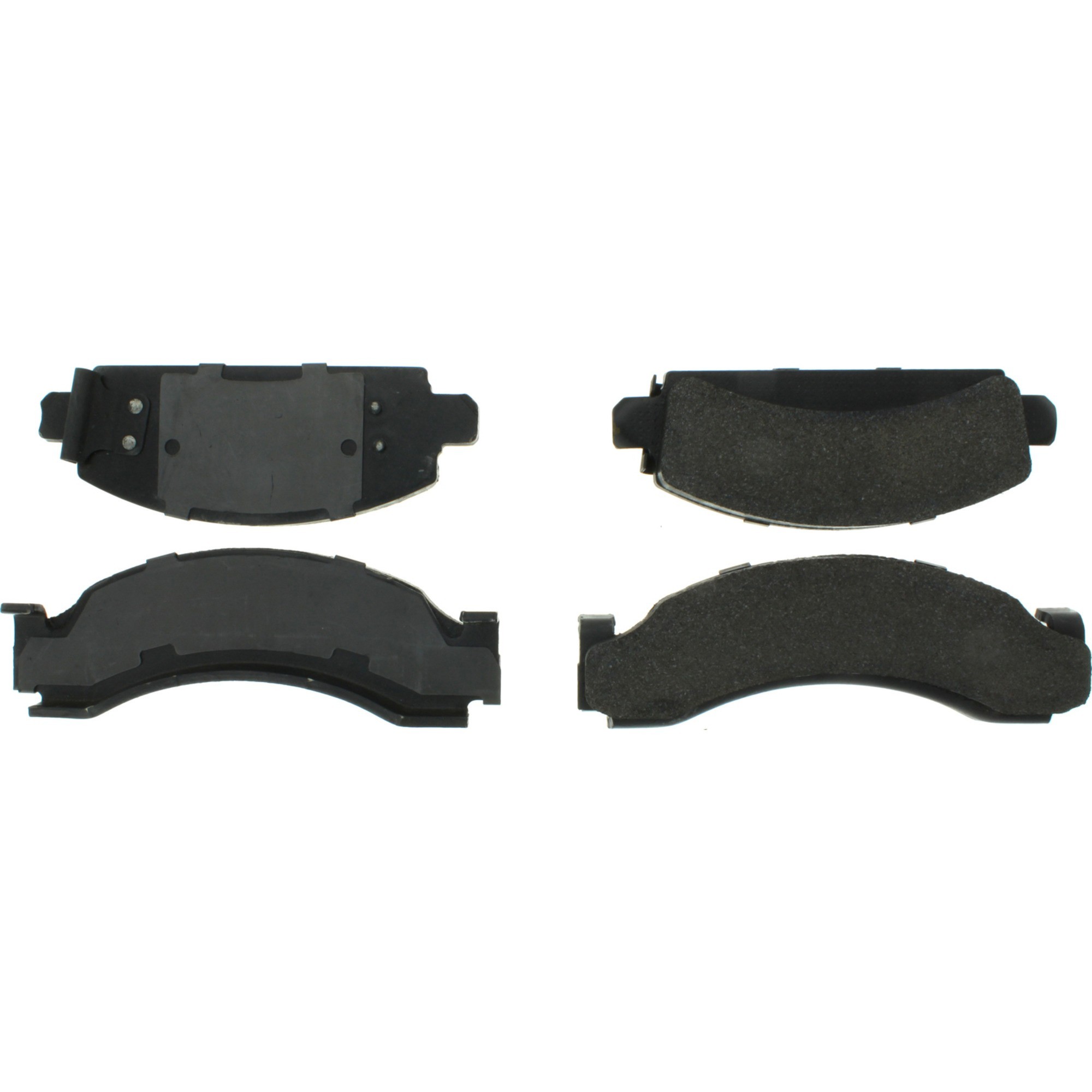 Centric Premium Semi-Metallic Brake Pads with Shims and Hardware