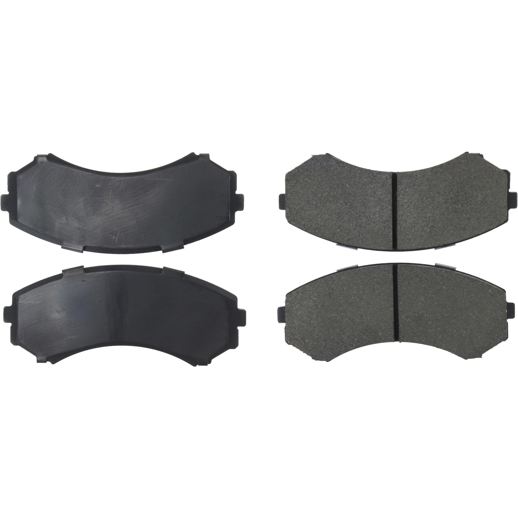 Centric Premium Semi-Metallic Brake Pads with Shims and Hardware