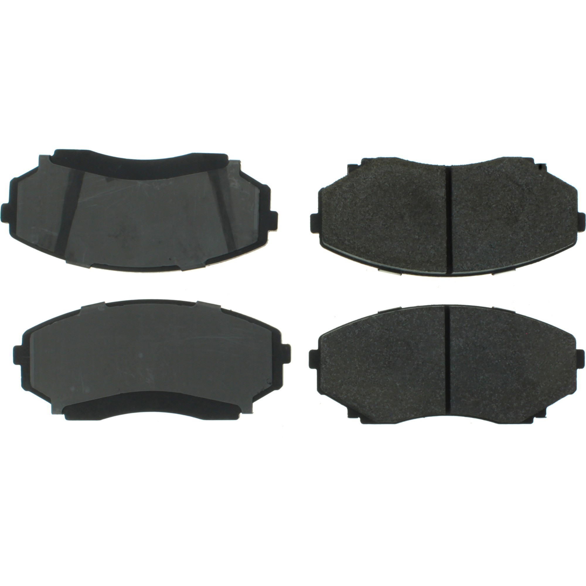 Centric Premium Semi-Metallic Brake Pads with Shims and Hardware