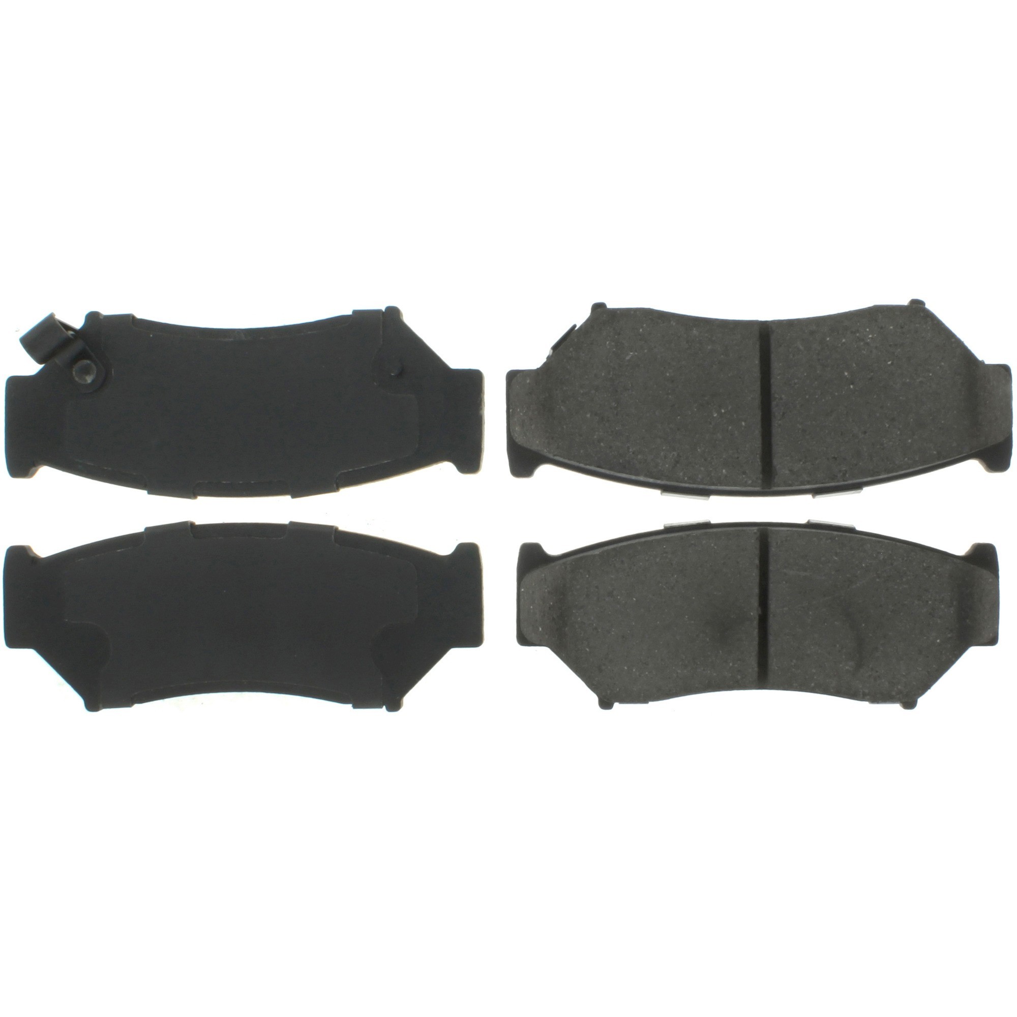 Centric Premium Semi-Metallic Brake Pads with Shims and Hardware