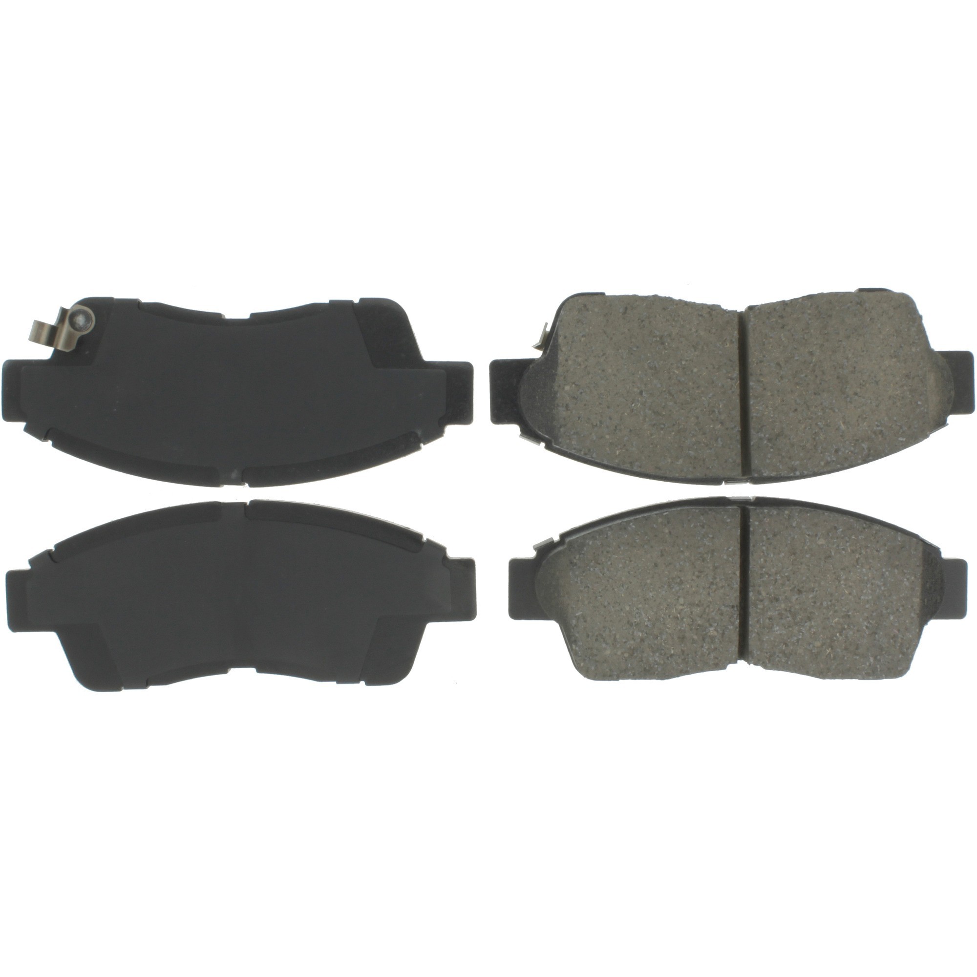 Centric Premium Semi-Metallic Brake Pads with Shims and Hardware