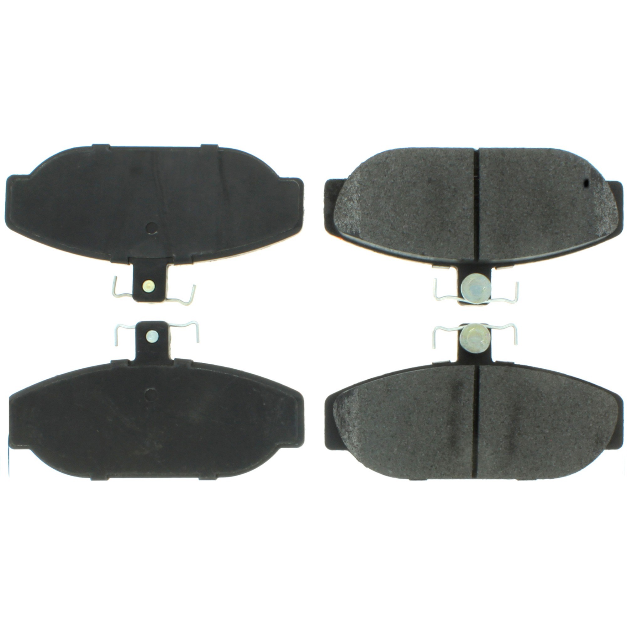 Centric Premium Semi-Metallic Brake Pads with Shims and Hardware