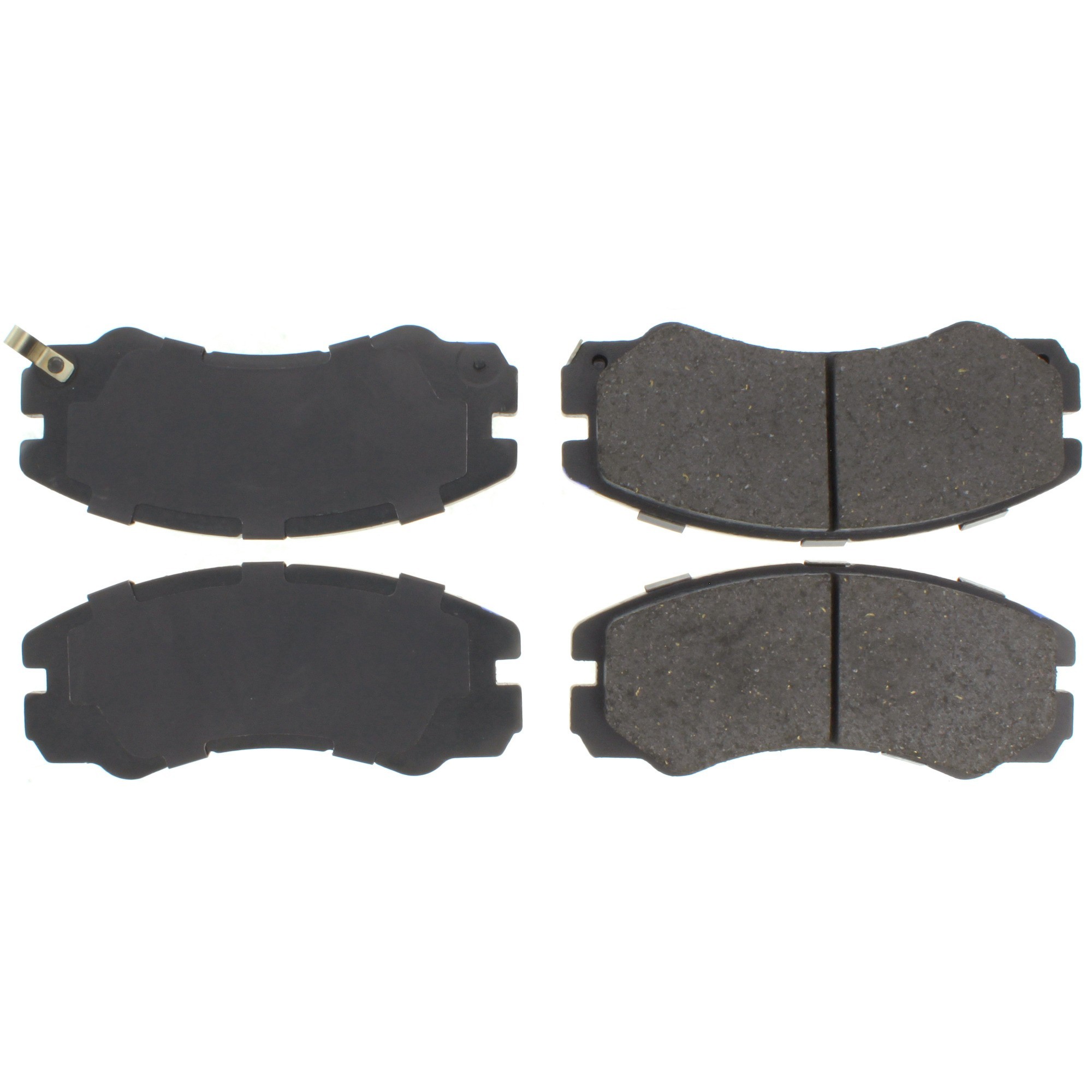 Centric Premium Semi-Metallic Brake Pads with Shims and Hardware