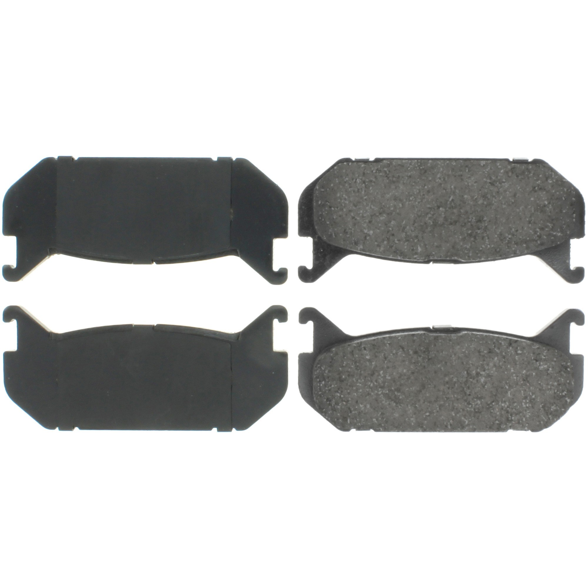 Centric Premium Semi-Metallic Brake Pads with Shims and Hardware