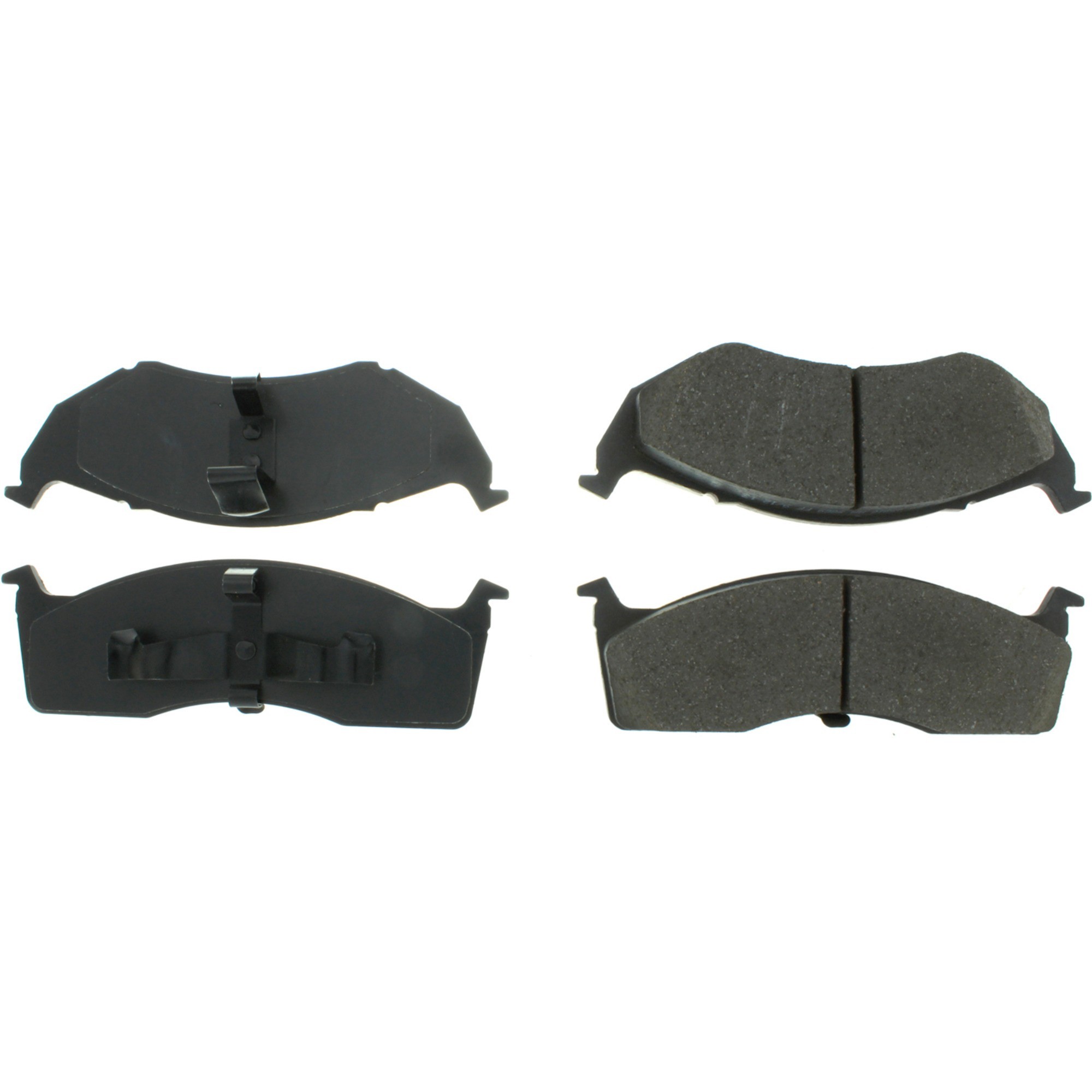 Centric Premium Semi-Metallic Brake Pads with Shims and Hardware