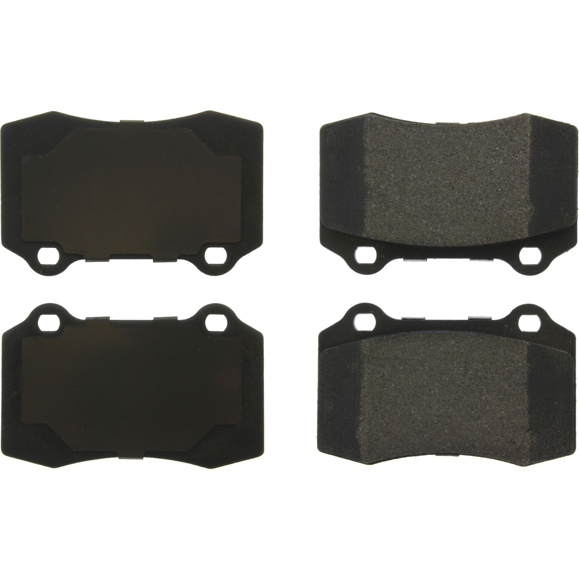 Centric Premium Semi-Metallic Brake Pads with Shims