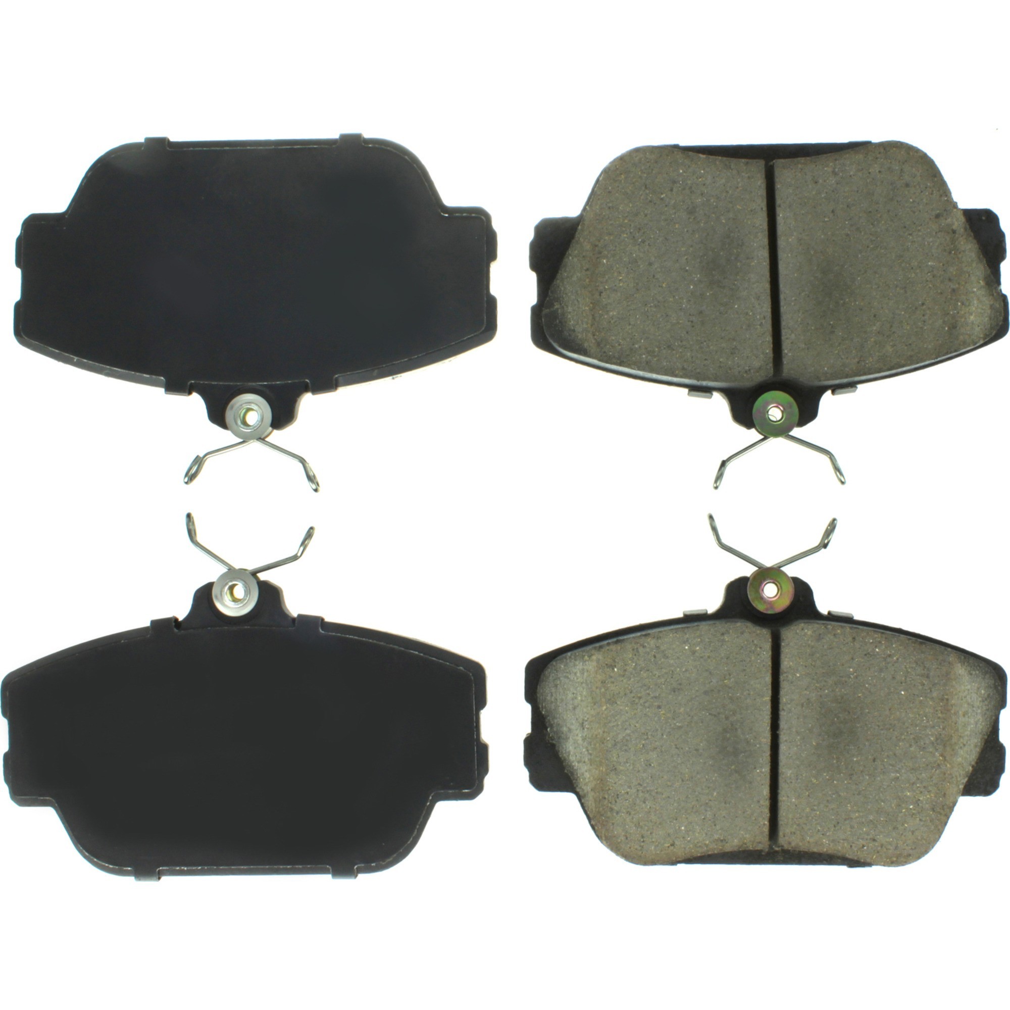 Centric Premium Semi-Metallic Brake Pads with Shims and Hardware