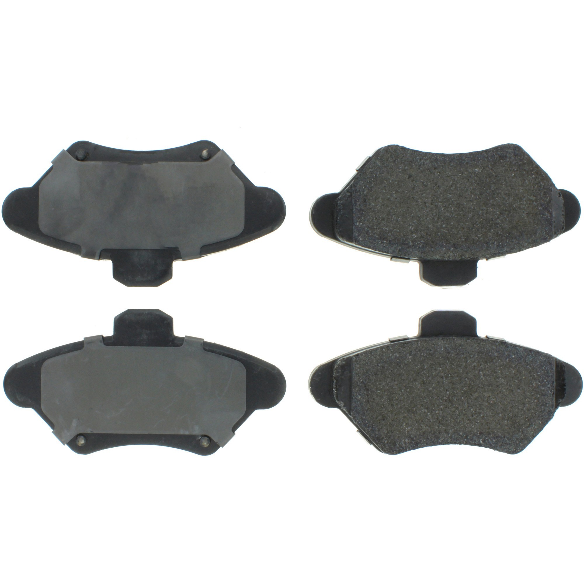 Centric Premium Semi-Metallic Brake Pads with Shims and Hardware