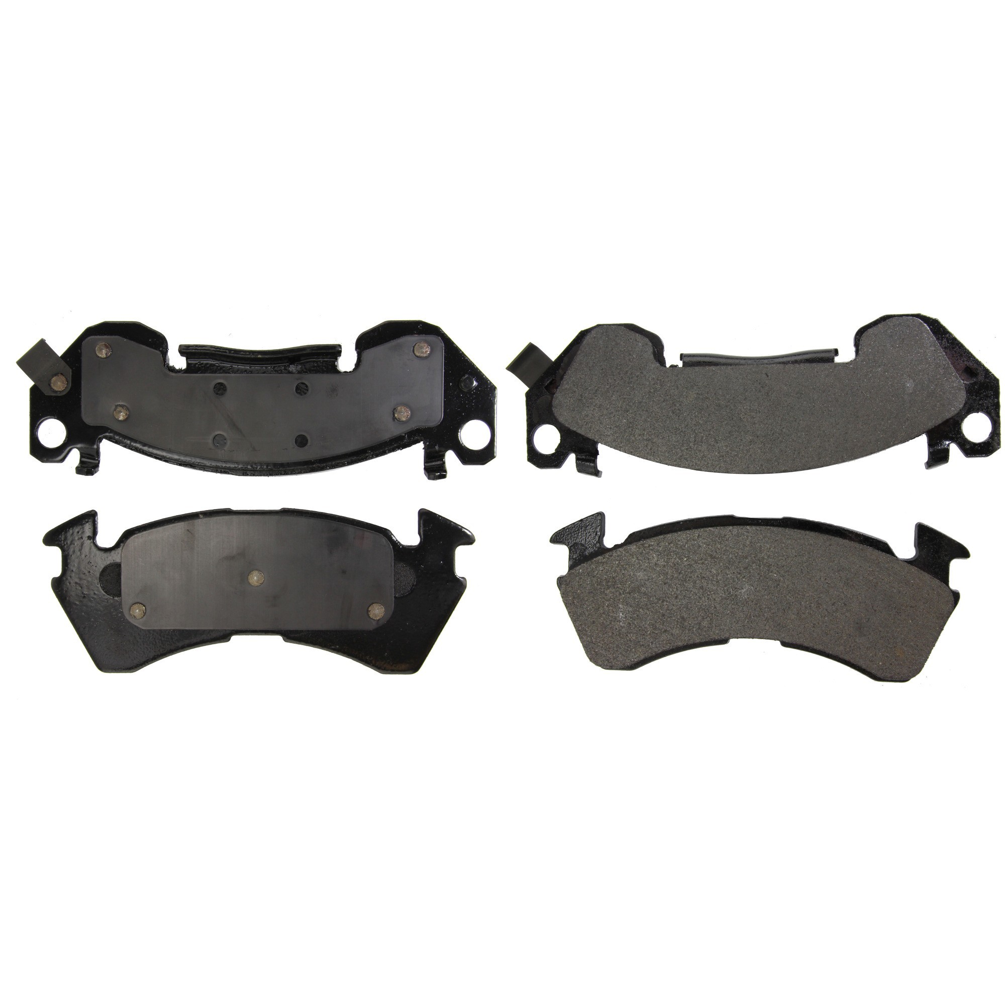 Centric Premium Semi-Metallic Brake Pads with Shims and Hardware