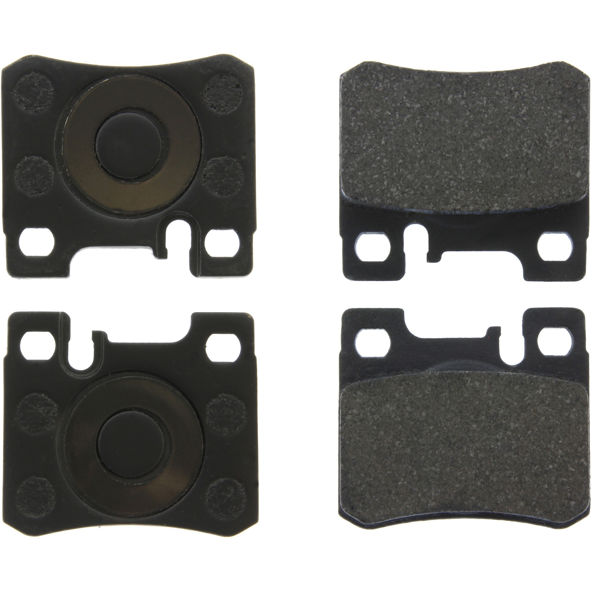 Centric Premium Semi-Metallic Brake Pads with Shims and Hardware