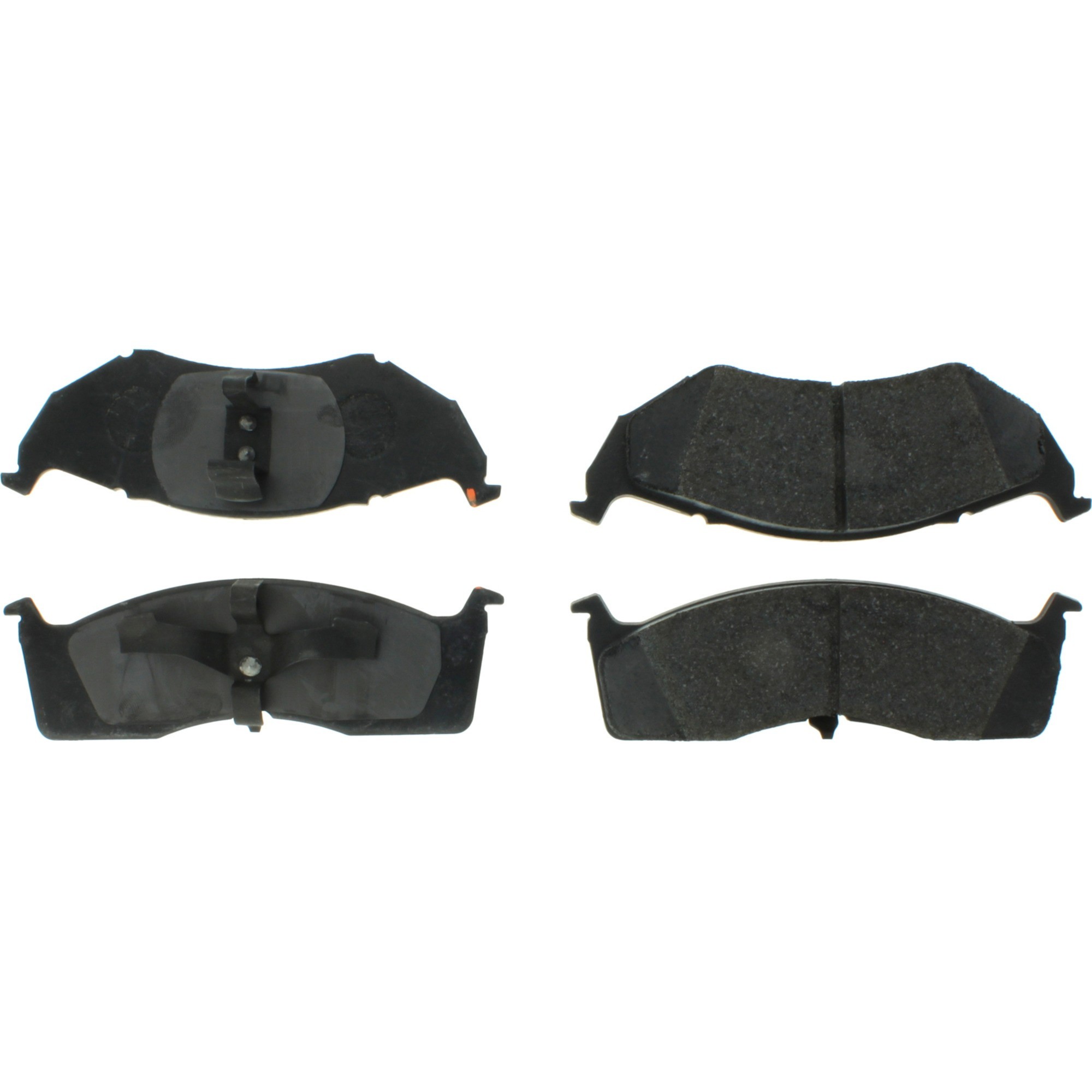 Centric Premium Semi-Metallic Brake Pads with Shims and Hardware