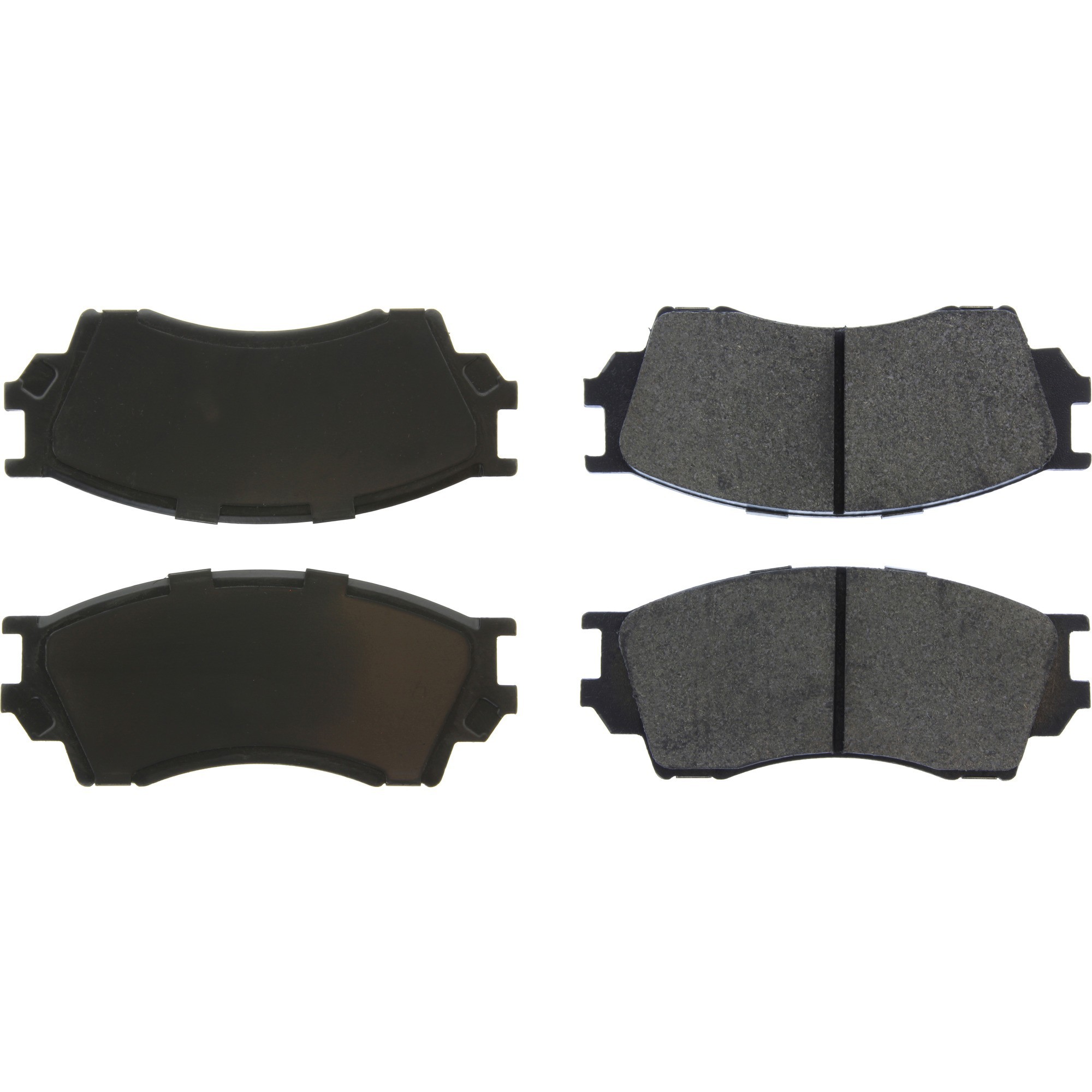 Centric Premium Semi-Metallic Brake Pads with Shims and Hardware