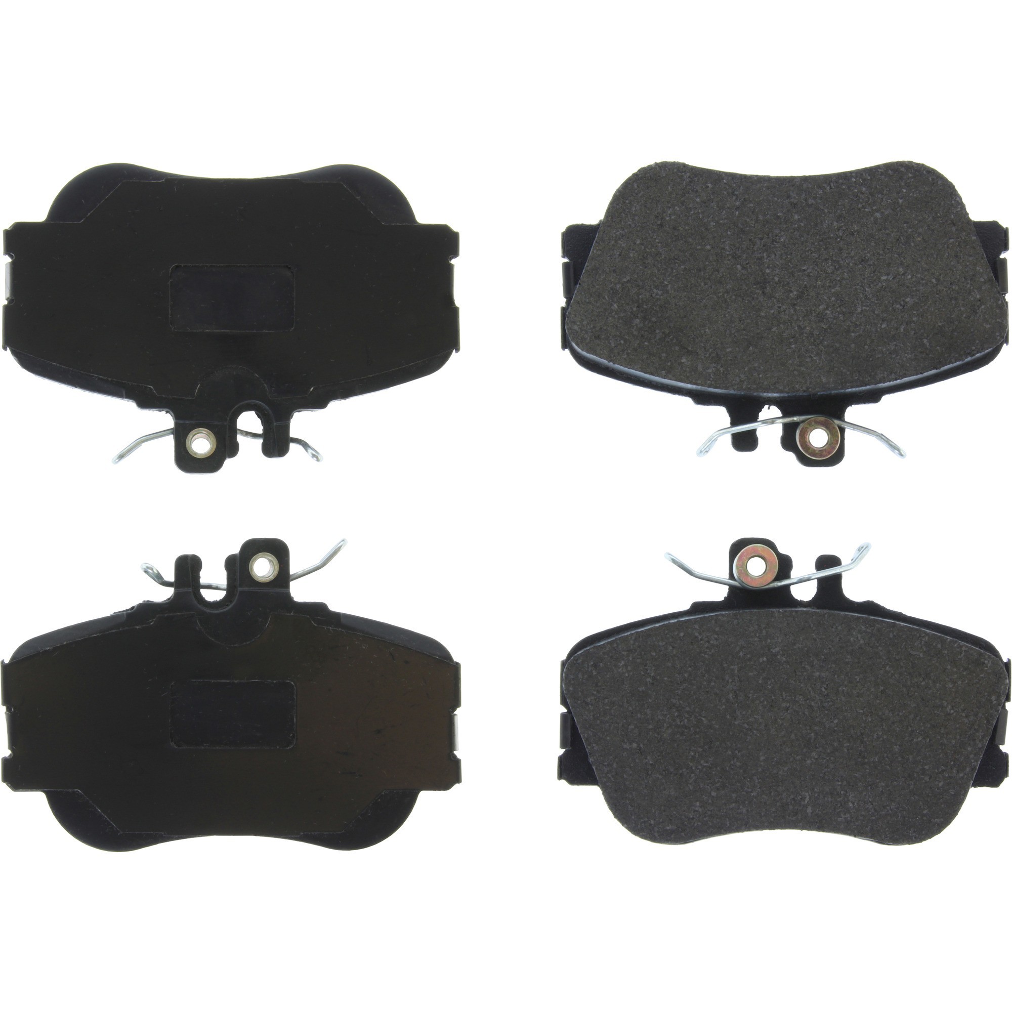 Centric Premium Semi-Metallic Brake Pads with Shims and Hardware