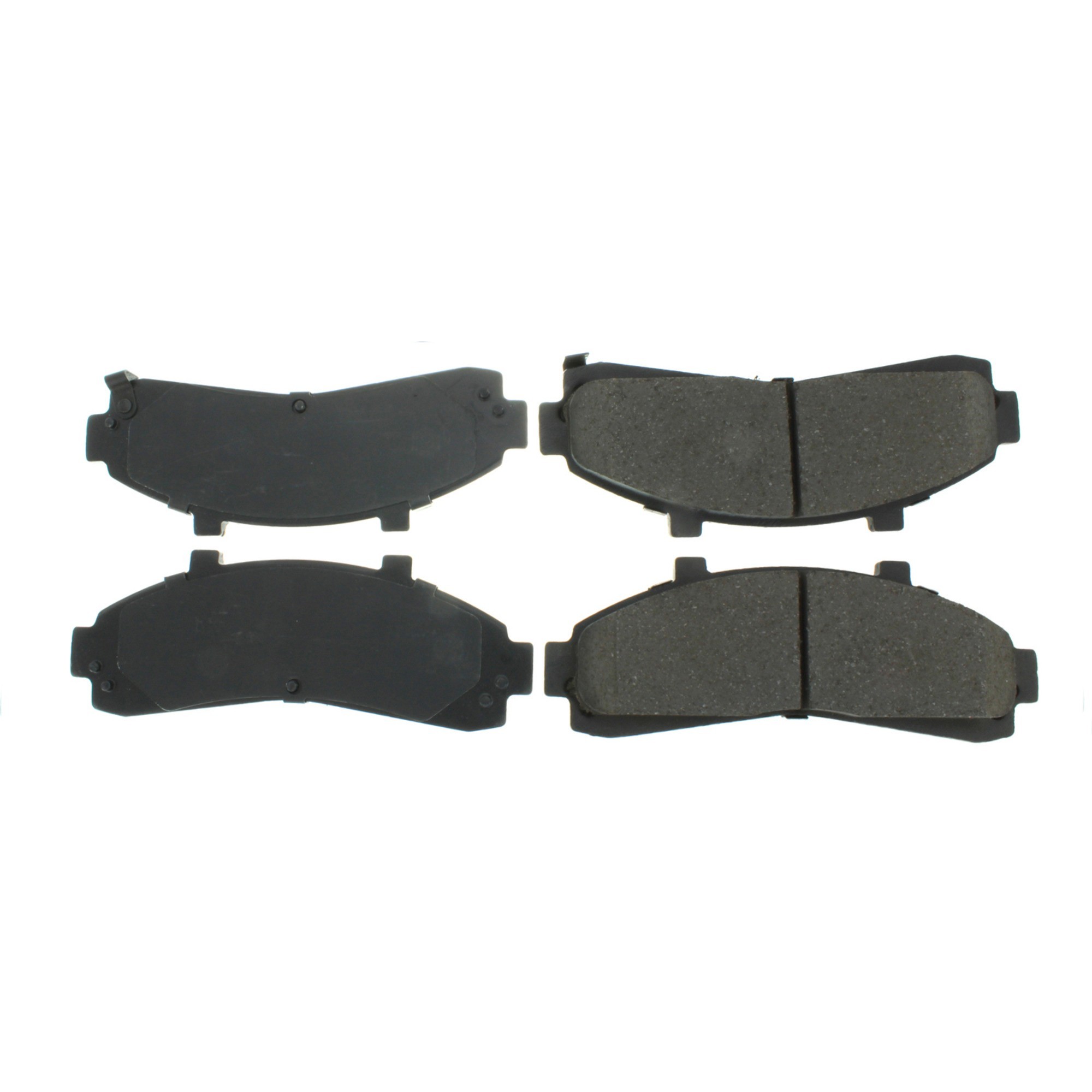 Centric Premium Semi-Metallic Brake Pads with Shims and Hardware