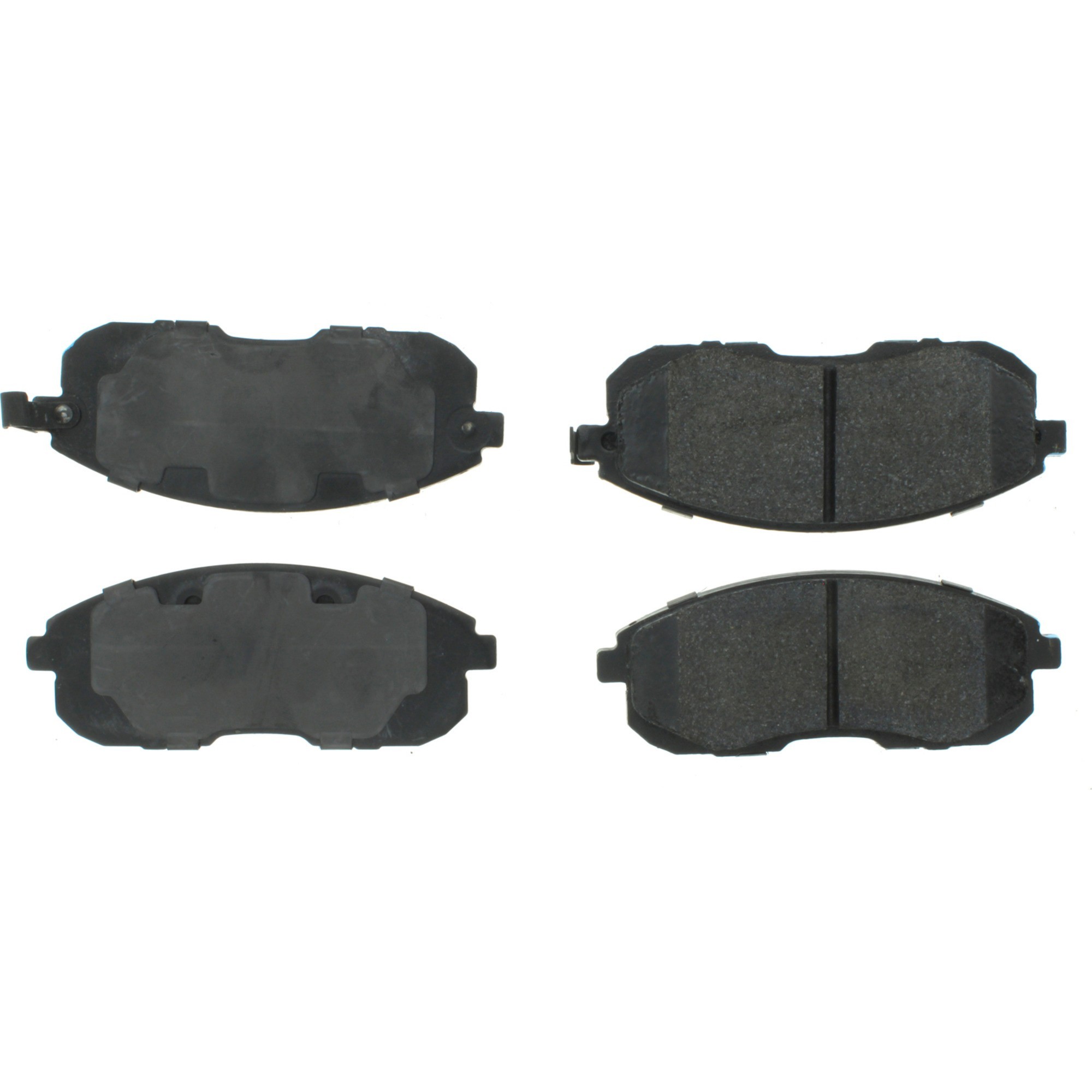 Centric Premium Semi-Metallic Brake Pads with Shims and Hardware