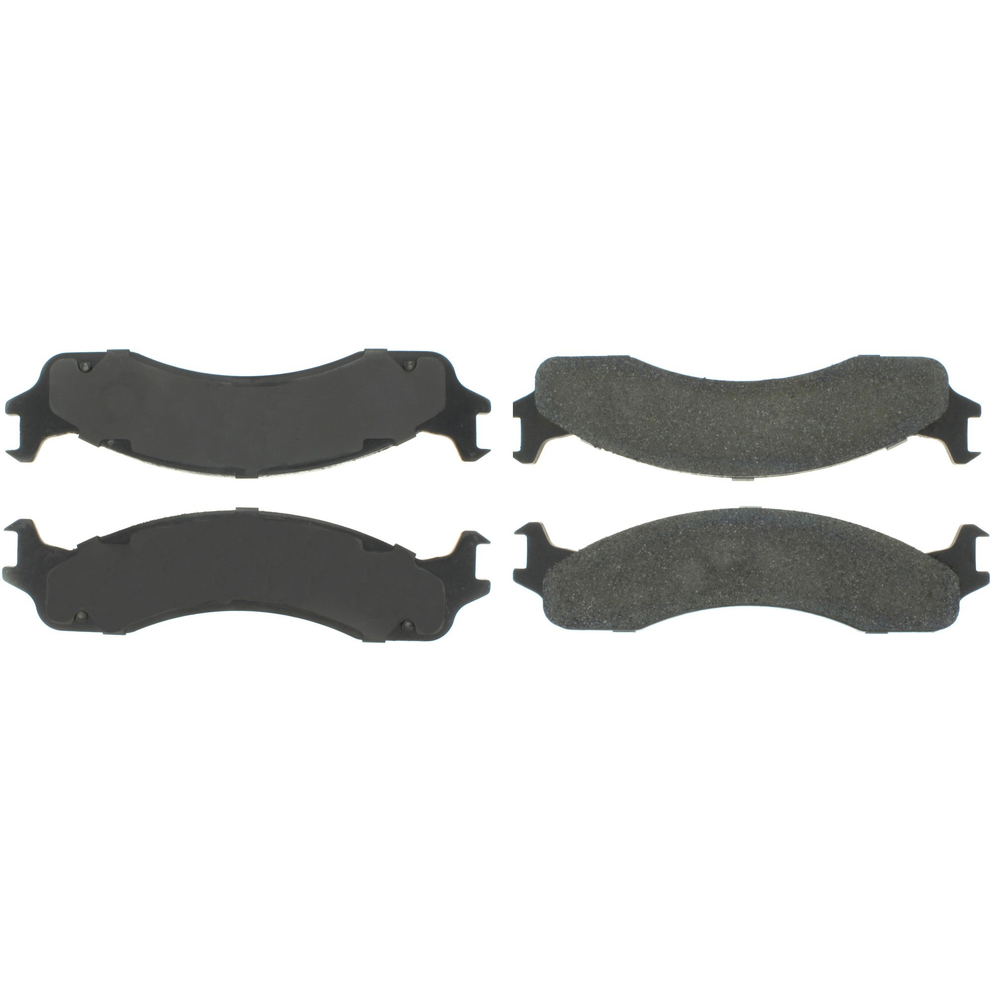 Centric Premium Semi-Metallic Brake Pads with Shims and Hardware