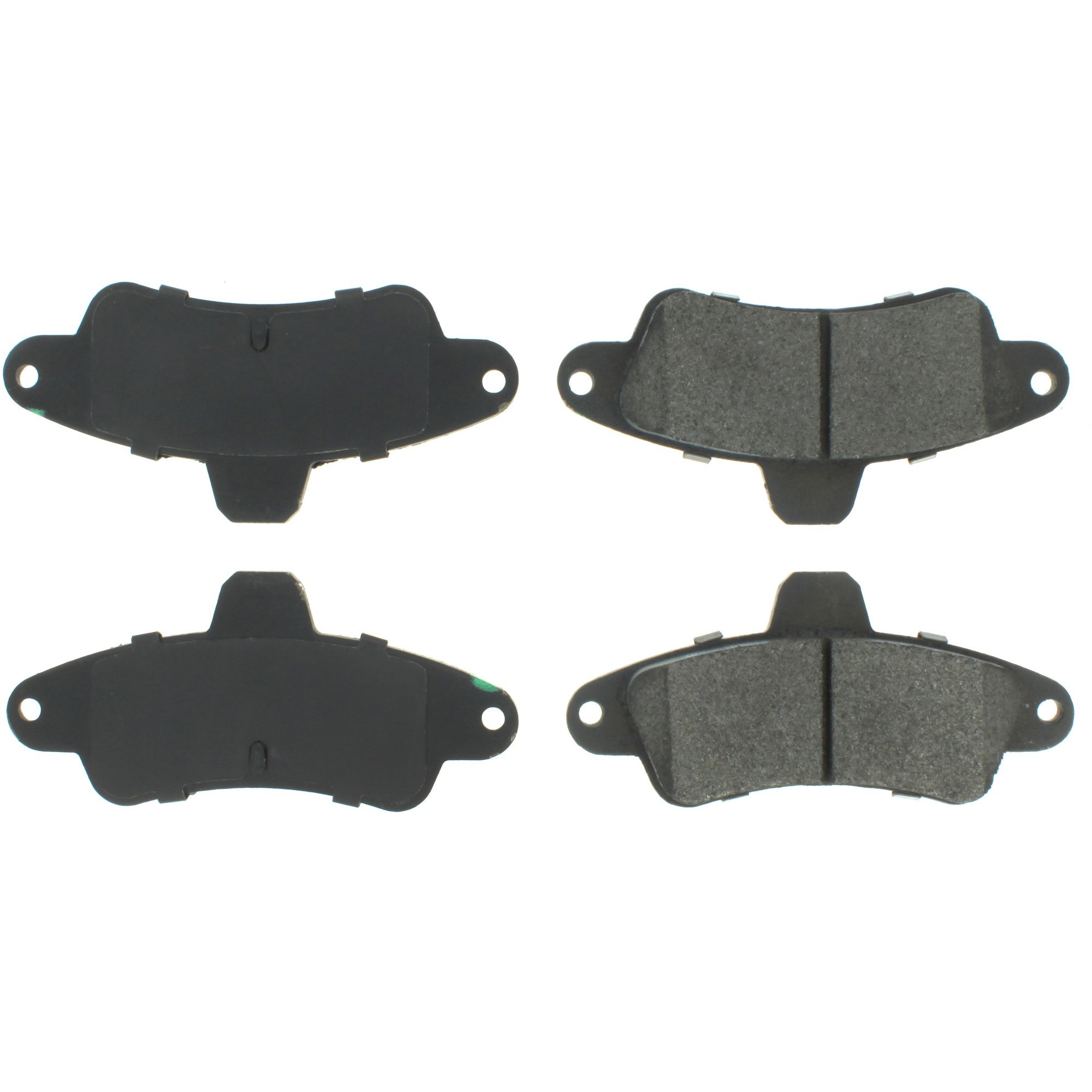 Centric Premium Semi-Metallic Brake Pads with Shims and Hardware