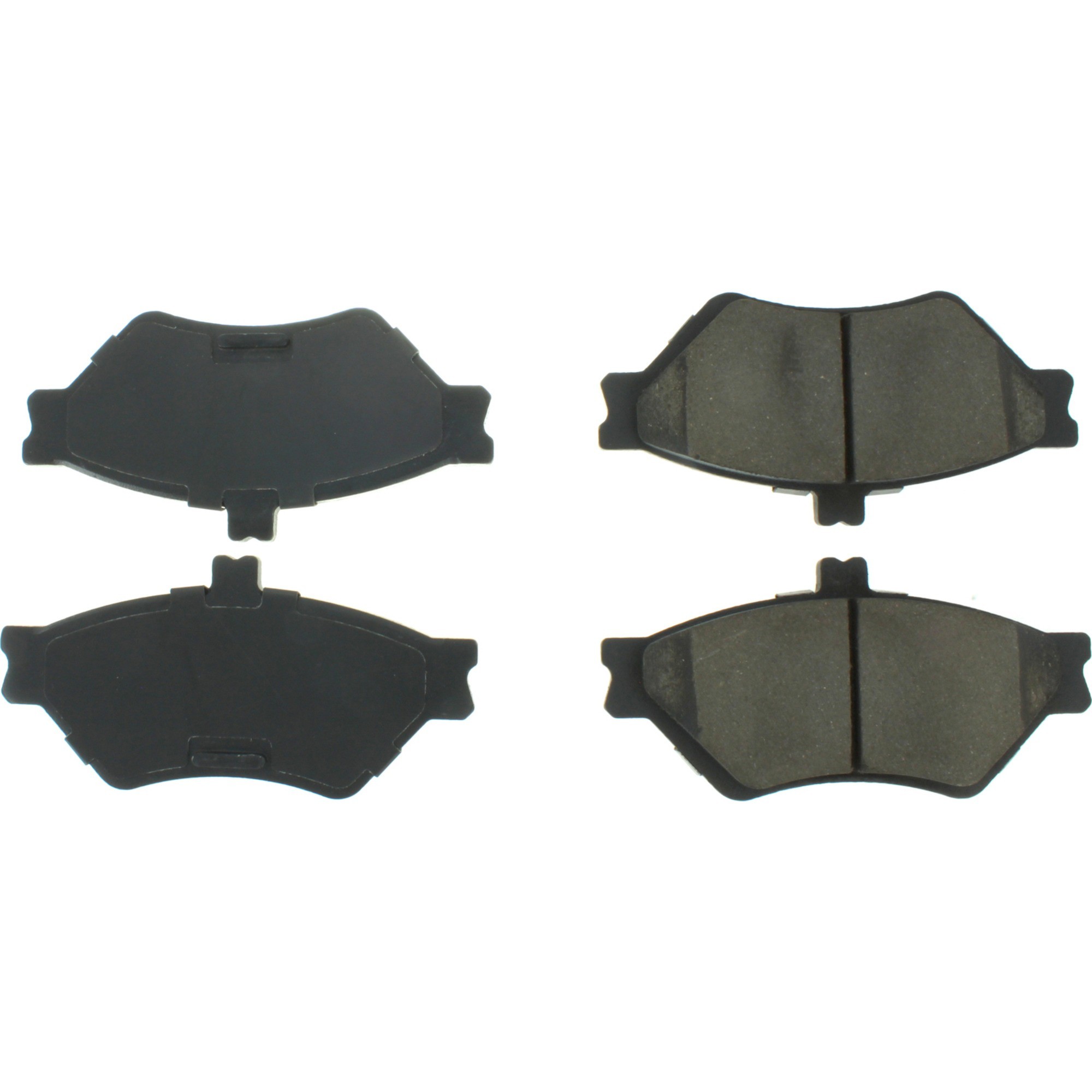 Centric Premium Semi-Metallic Brake Pads with Shims and Hardware