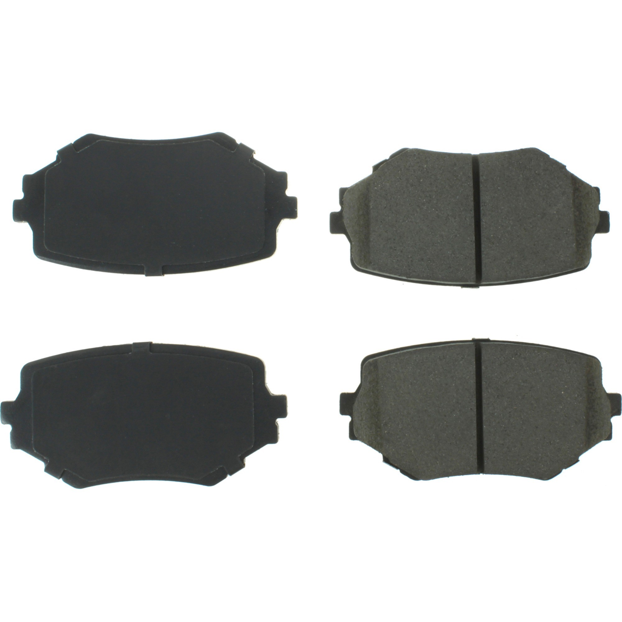 Centric Premium Semi-Metallic Brake Pads with Shims and Hardware