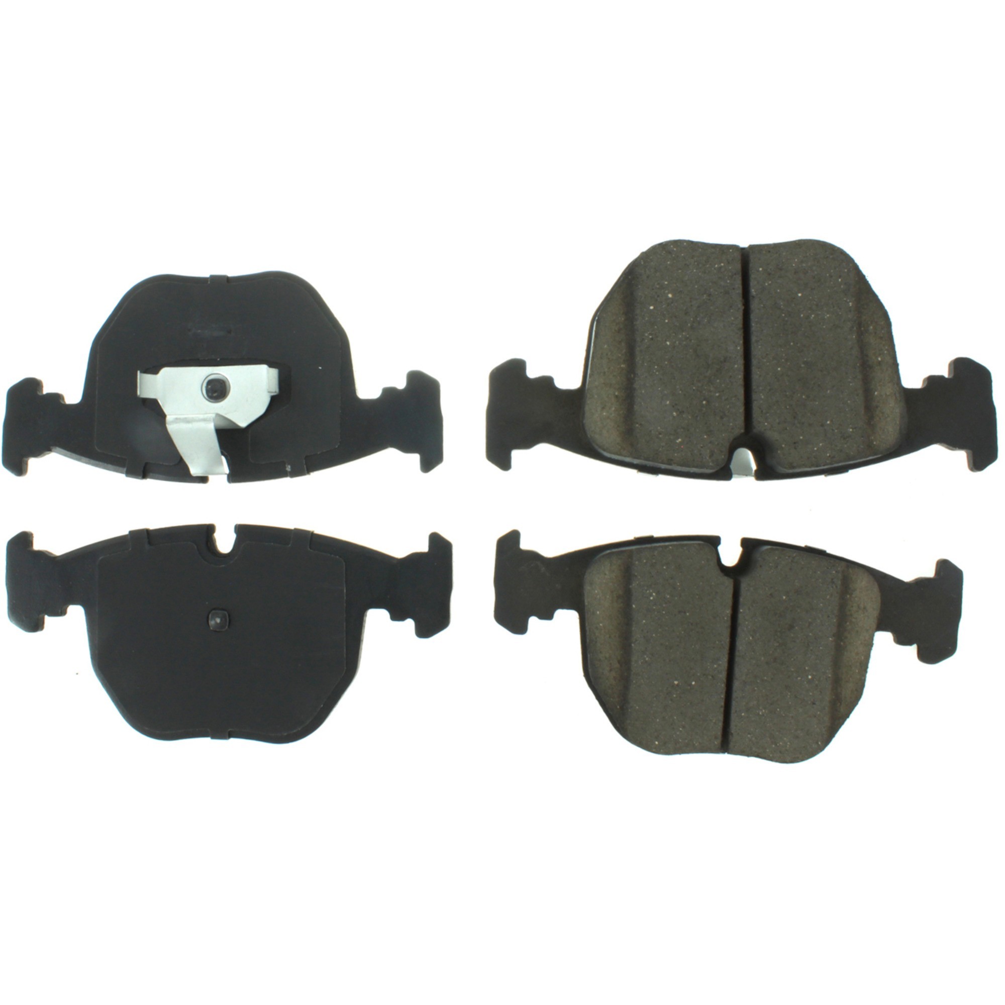 Centric Premium Semi-Metallic Brake Pads with Shims and Hardware