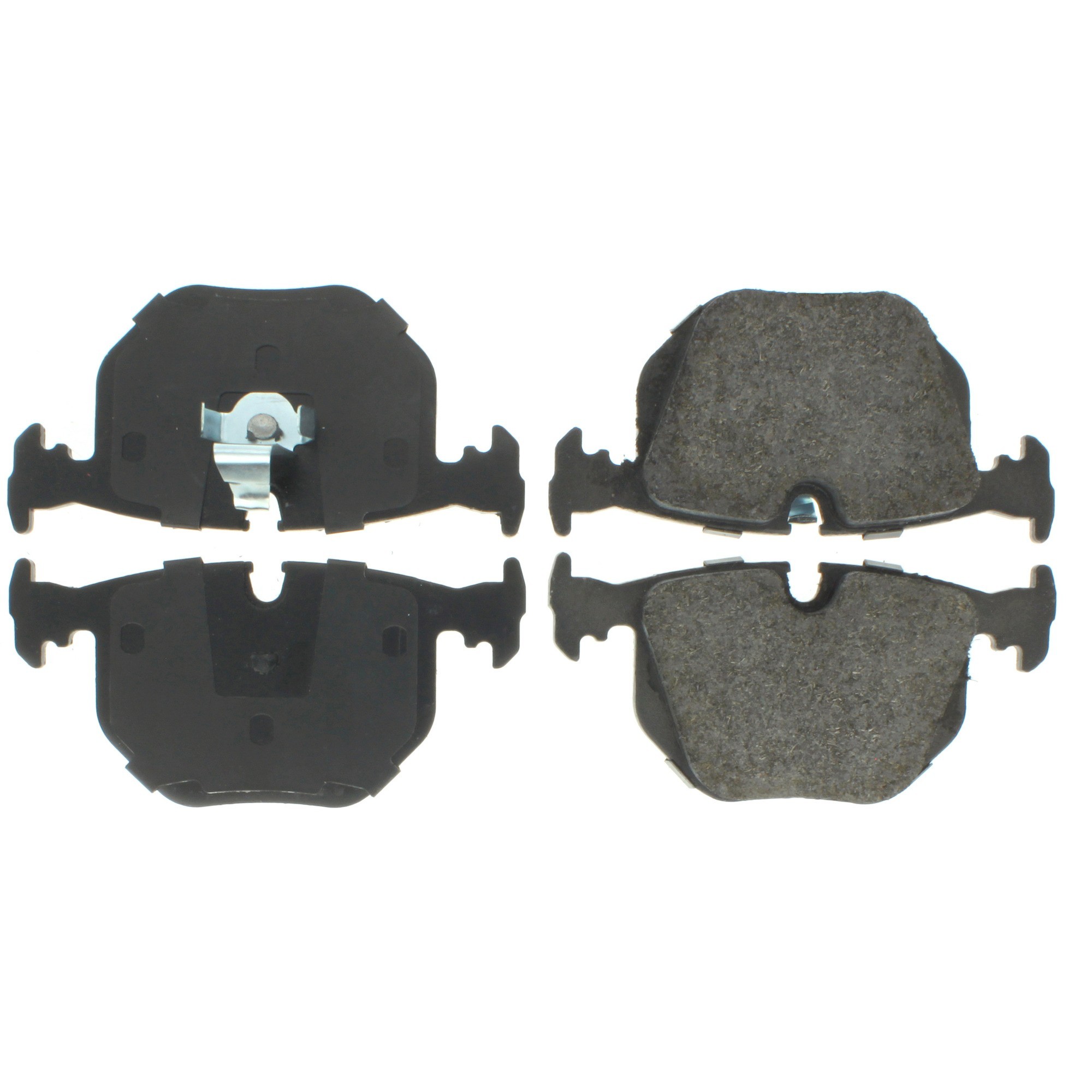 Centric Premium Semi-Metallic Brake Pads with Shims and Hardware