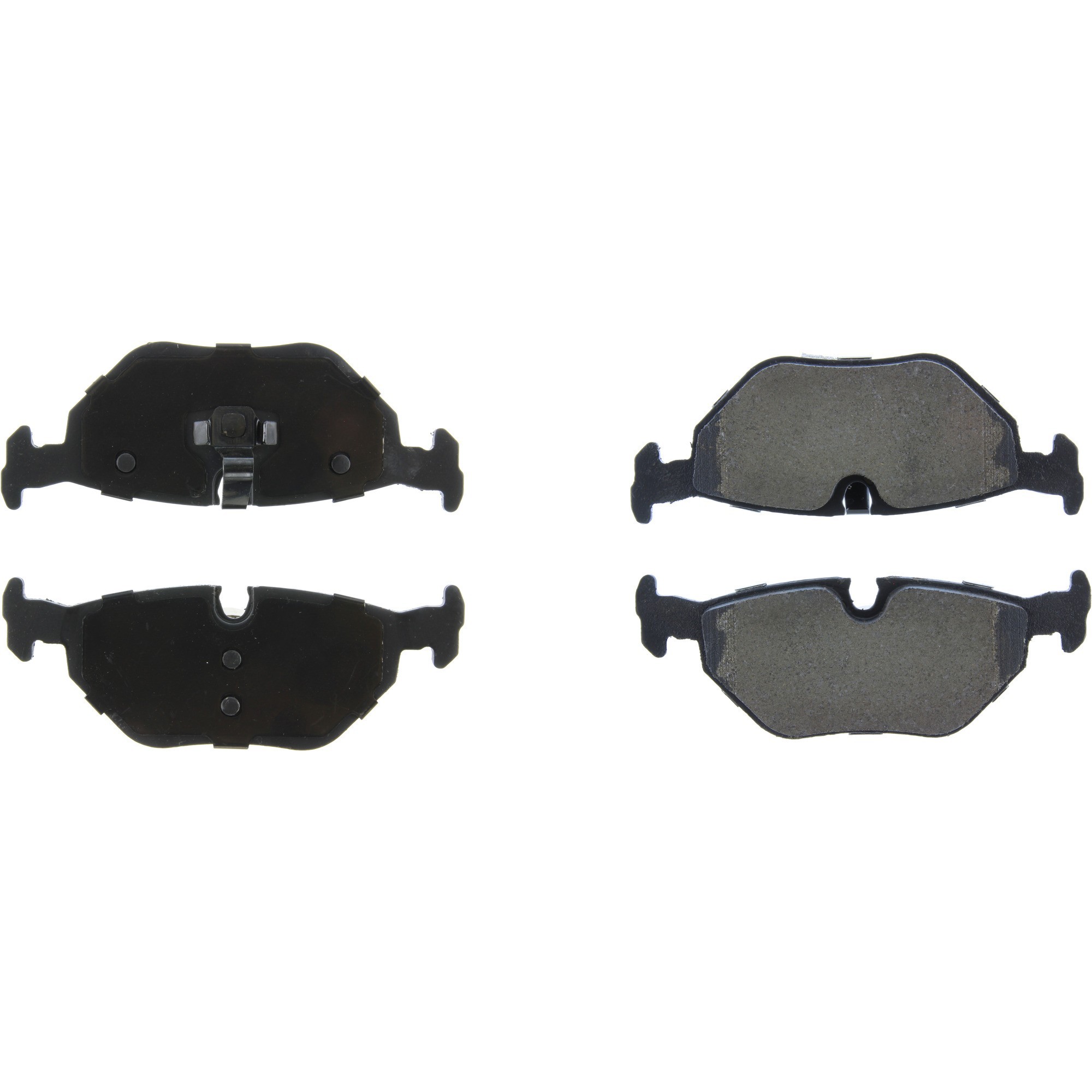 Centric Premium Semi-Metallic Brake Pads with Shims and Hardware