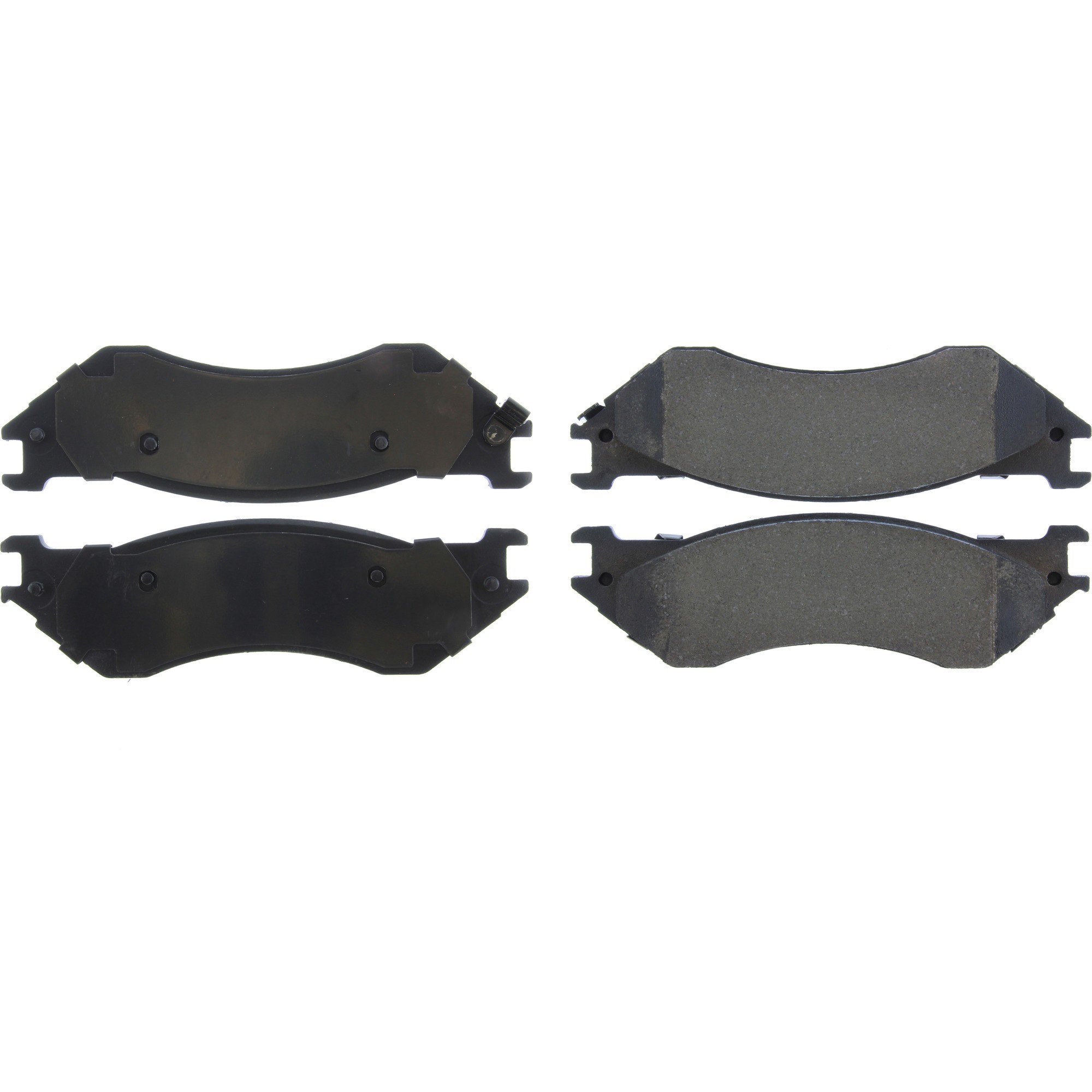 Centric Premium Semi-Metallic Brake Pads with Shims and Hardware