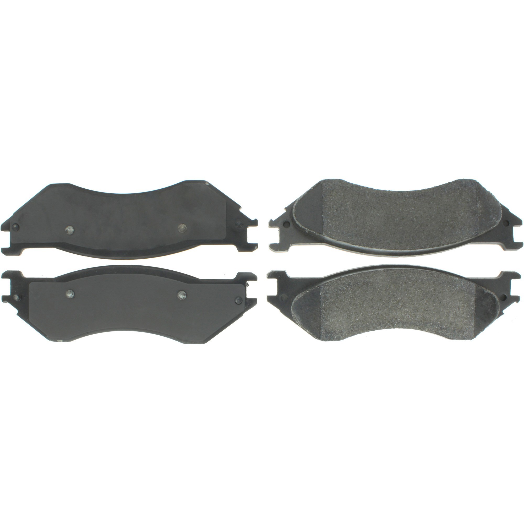 Centric Premium Semi-Metallic Brake Pads with Shims and Hardware