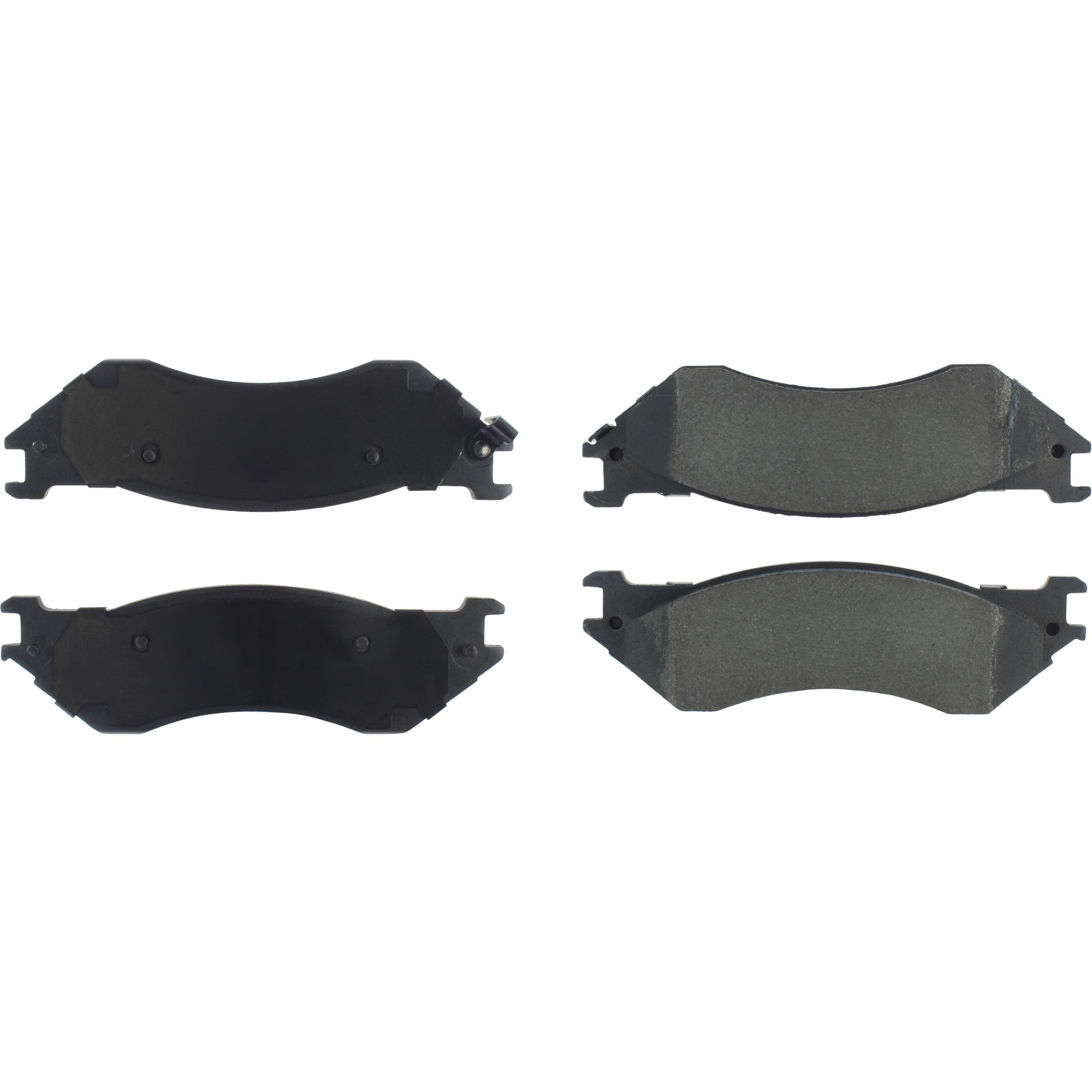Centric Premium Semi-Metallic Brake Pads with Shims and Hardware