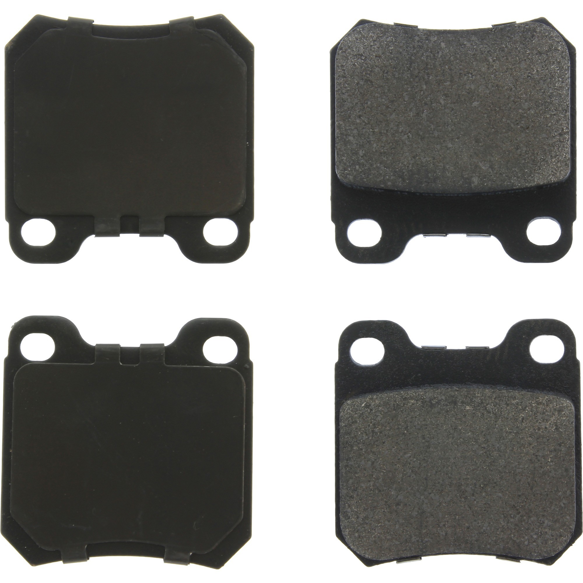 Centric Premium Semi-Metallic Brake Pads with Shims and Hardware