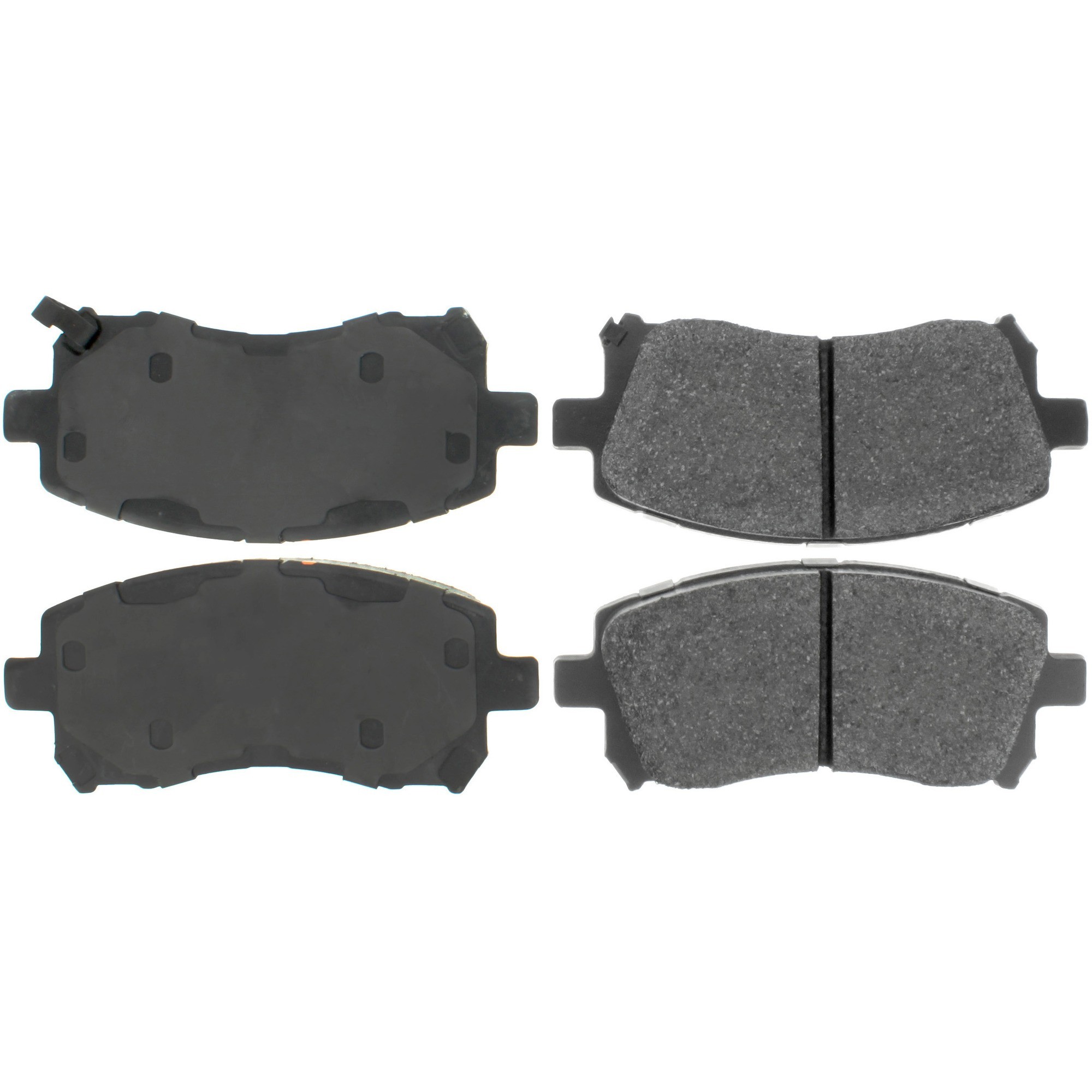 Centric Premium Semi-Metallic Brake Pads with Shims and Hardware