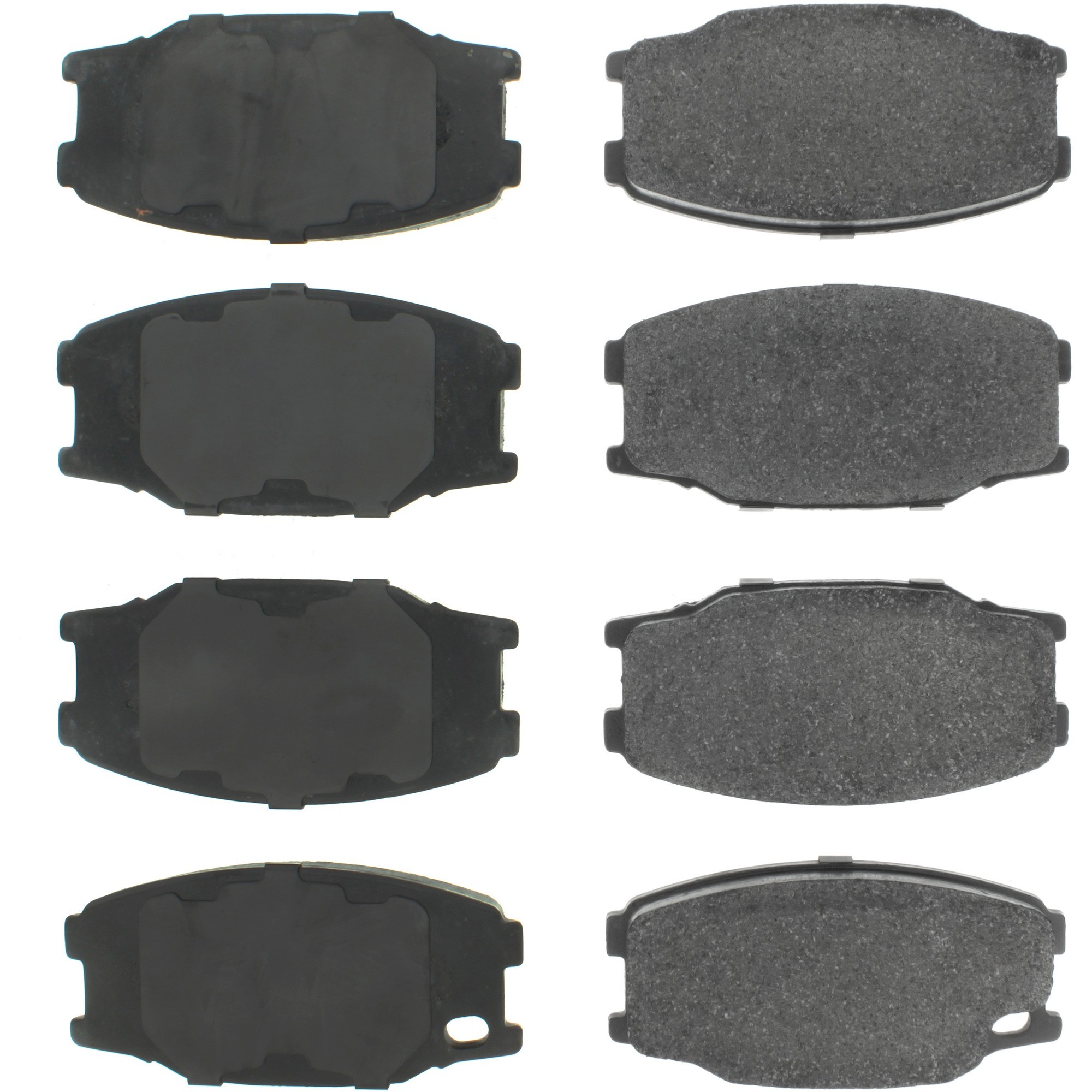 Centric Premium Semi-Metallic Brake Pads with Shims