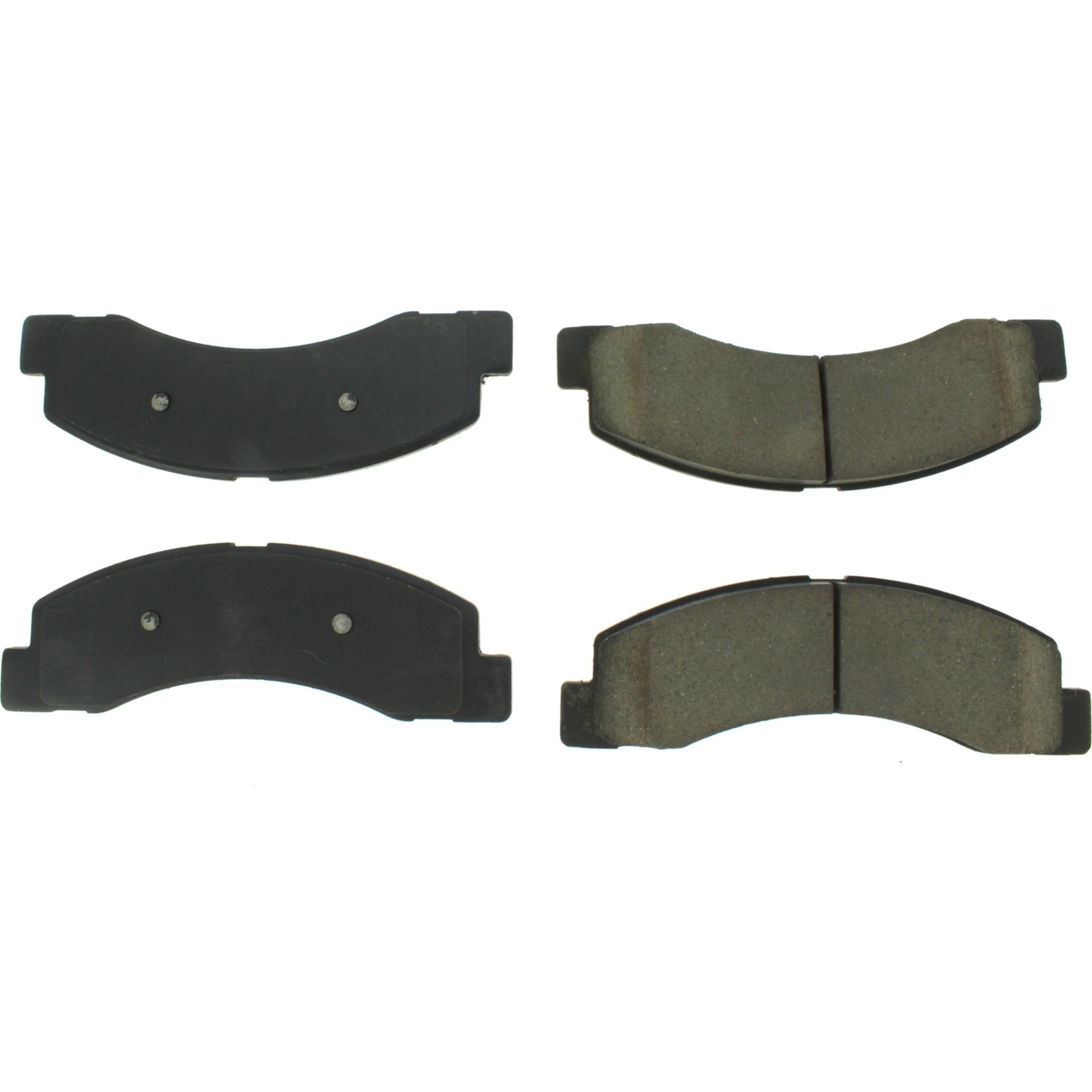 Centric Premium Semi-Metallic Brake Pads with Shims and Hardware