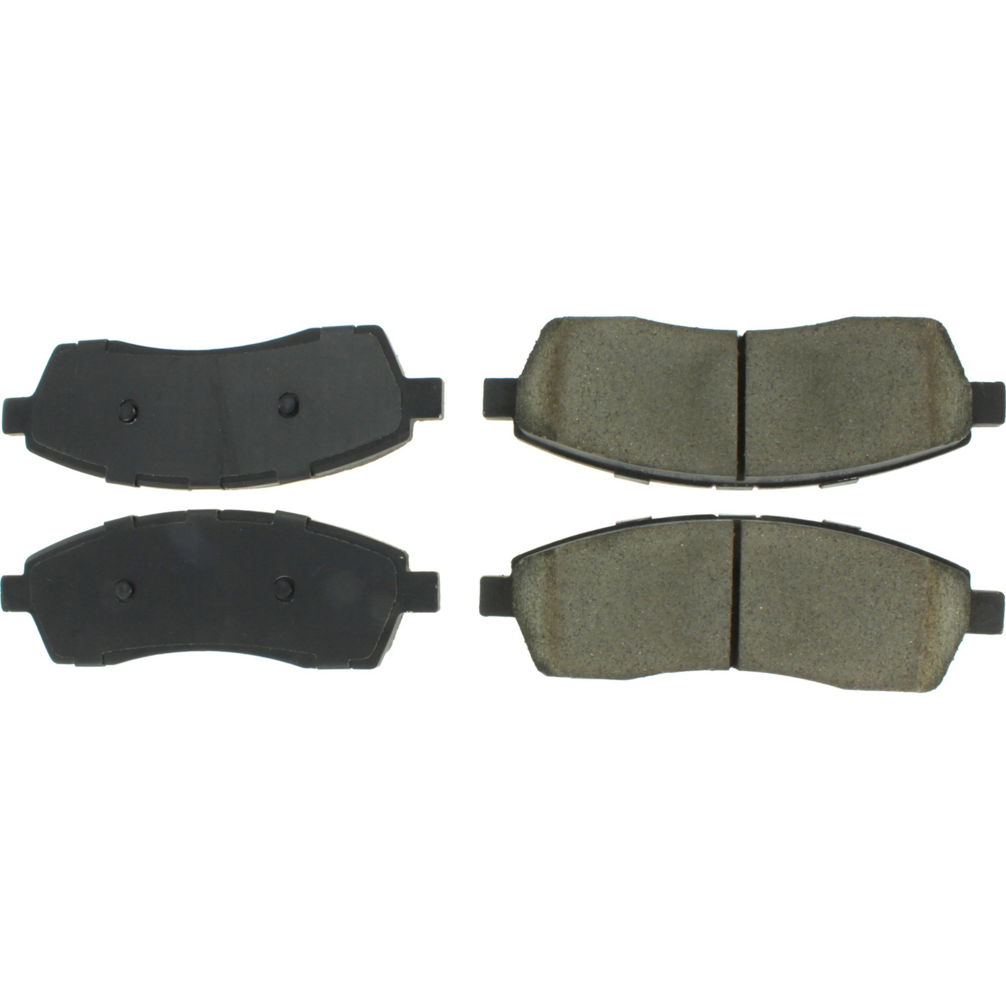Centric Premium Semi-Metallic Brake Pads with Shims and Hardware