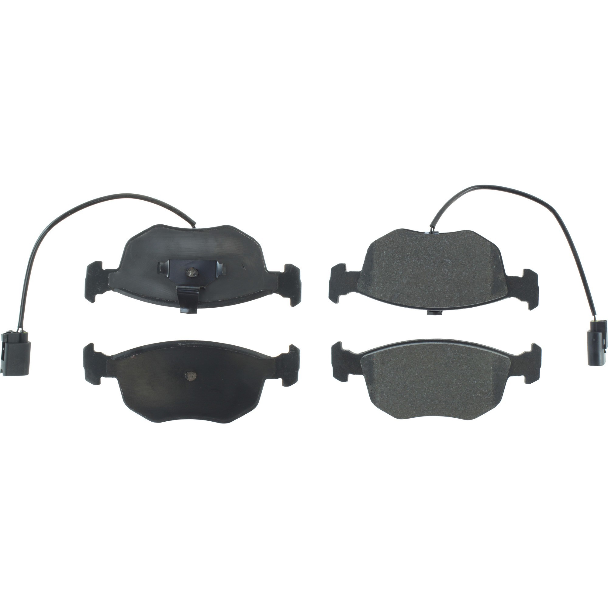 Centric Premium Semi-Metallic Brake Pads with Shims
