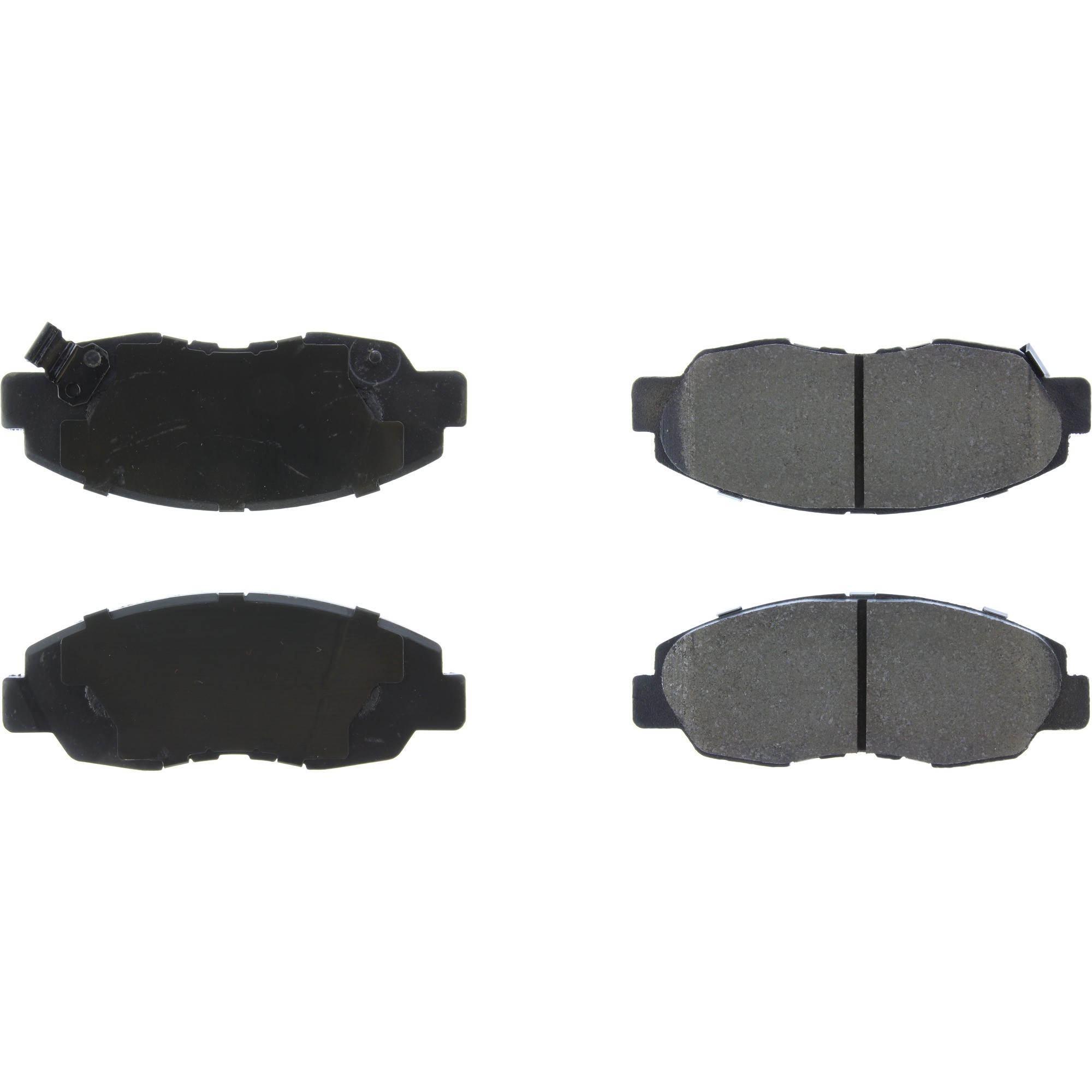 Centric Premium Semi-Metallic Brake Pads with Shims and Hardware