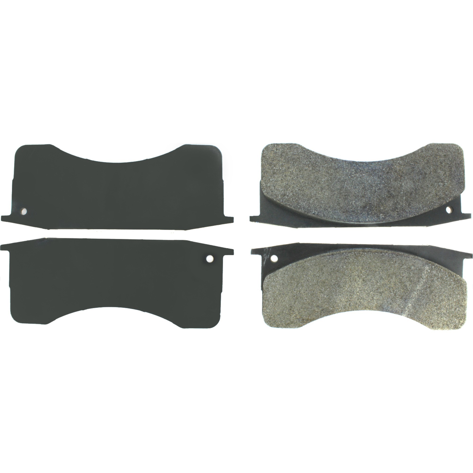 Centric Premium Semi-Metallic Brake Pads with Shims and Hardware