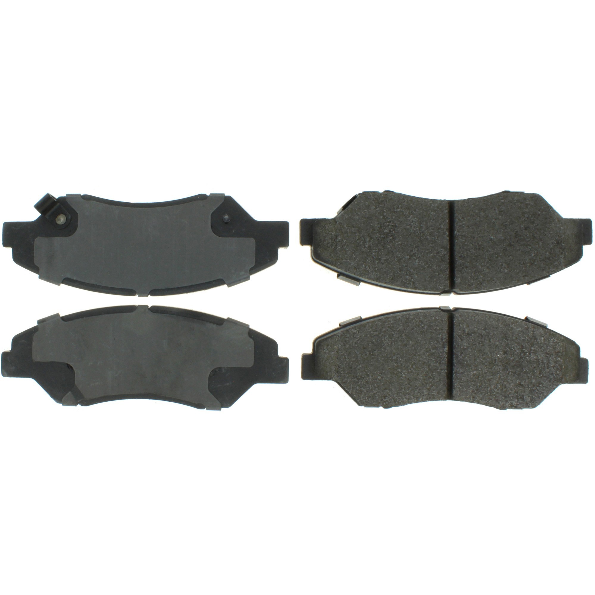 Centric Premium Semi-Metallic Brake Pads with Shims and Hardware