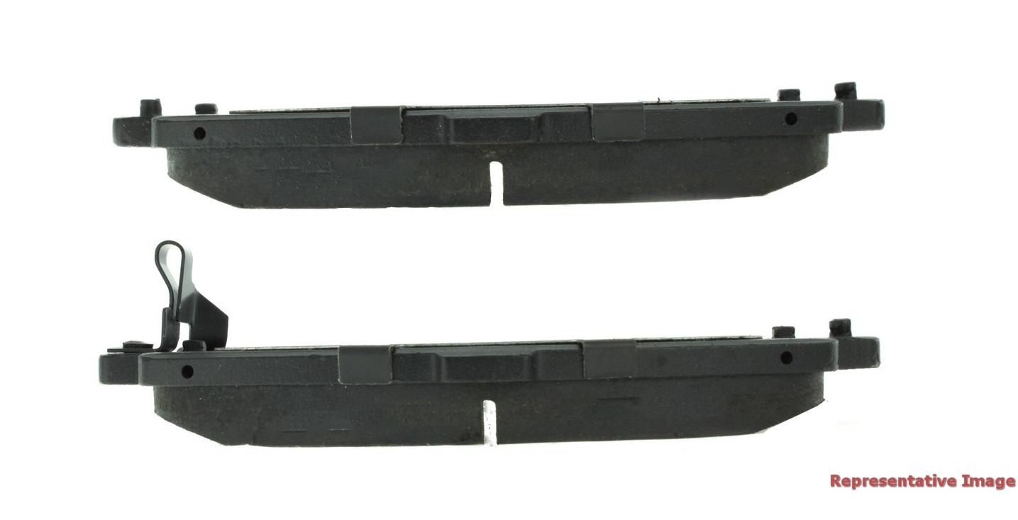Centric Premium Semi-Metallic Brake Pads with Shims and Hardware