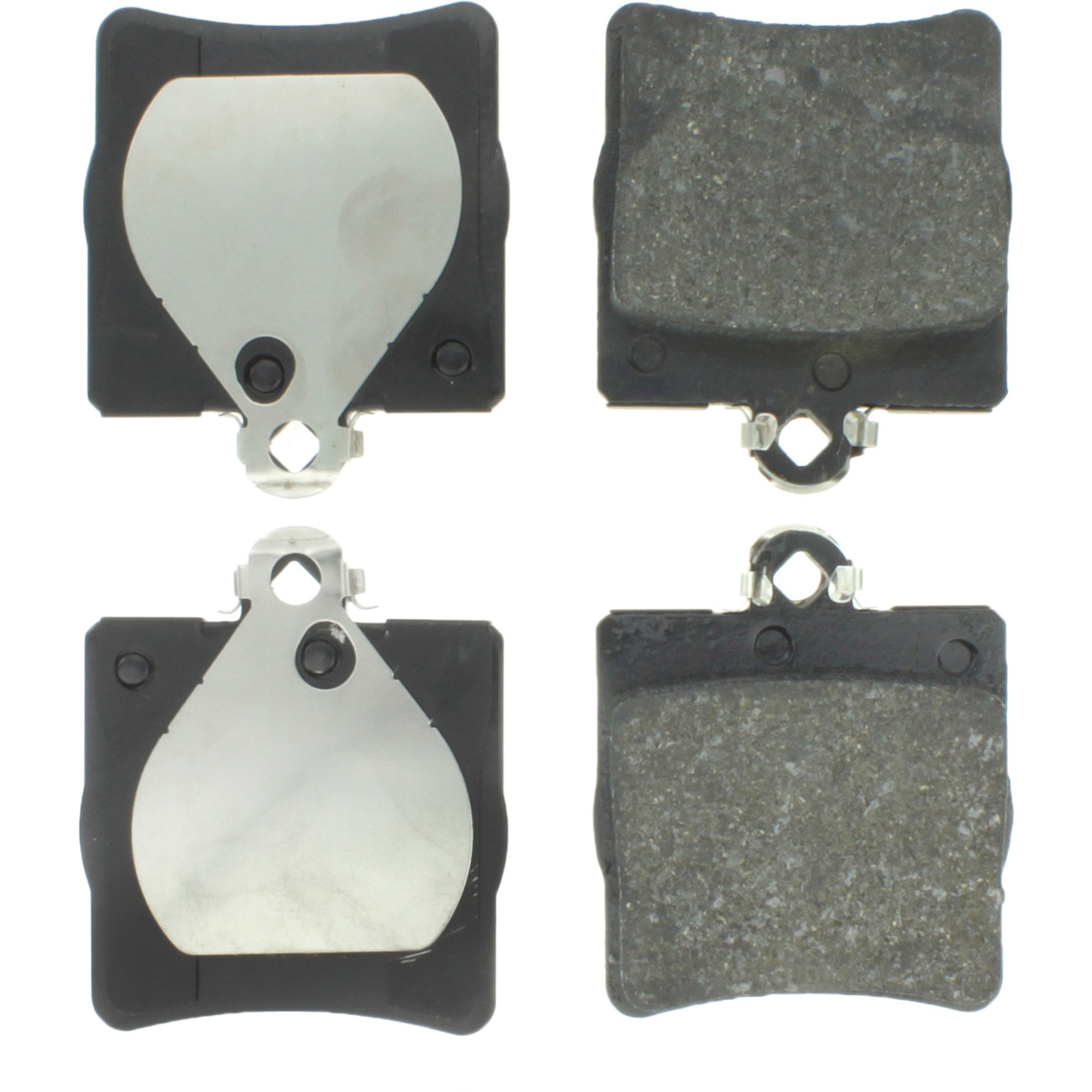 Centric Premium Semi-Metallic Brake Pads with Shims and Hardware