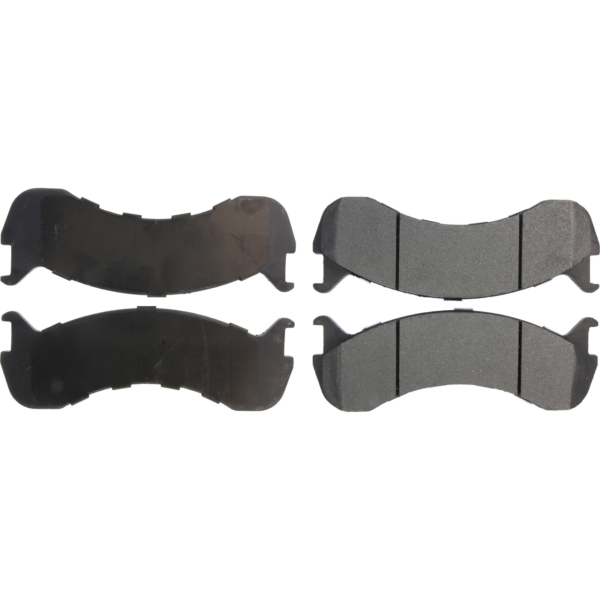 Centric Premium Semi-Metallic Brake Pads with Shims and Hardware