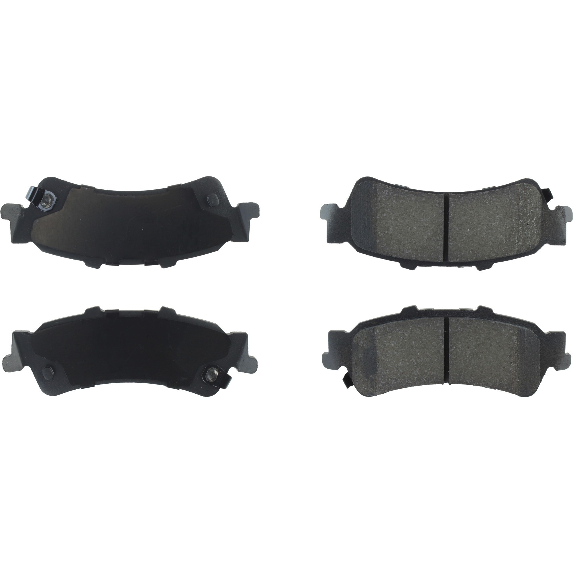 Centric Premium Semi-Metallic Brake Pads with Shims and Hardware