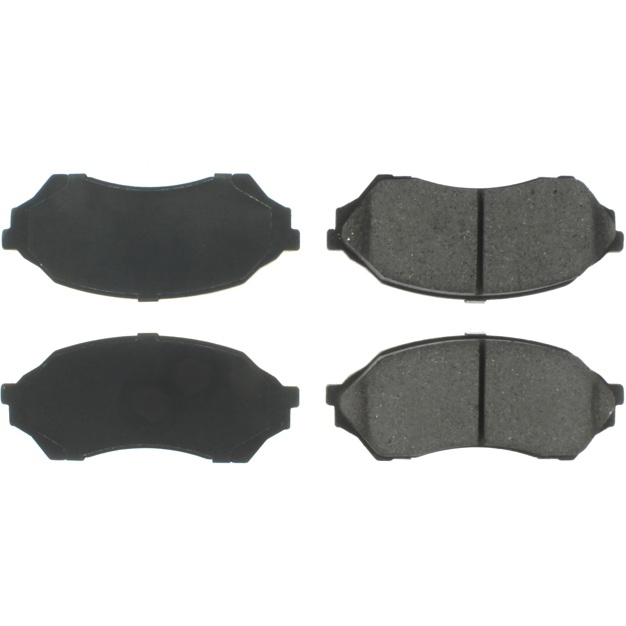 Centric Premium Semi-Metallic Brake Pads with Shims and Hardware