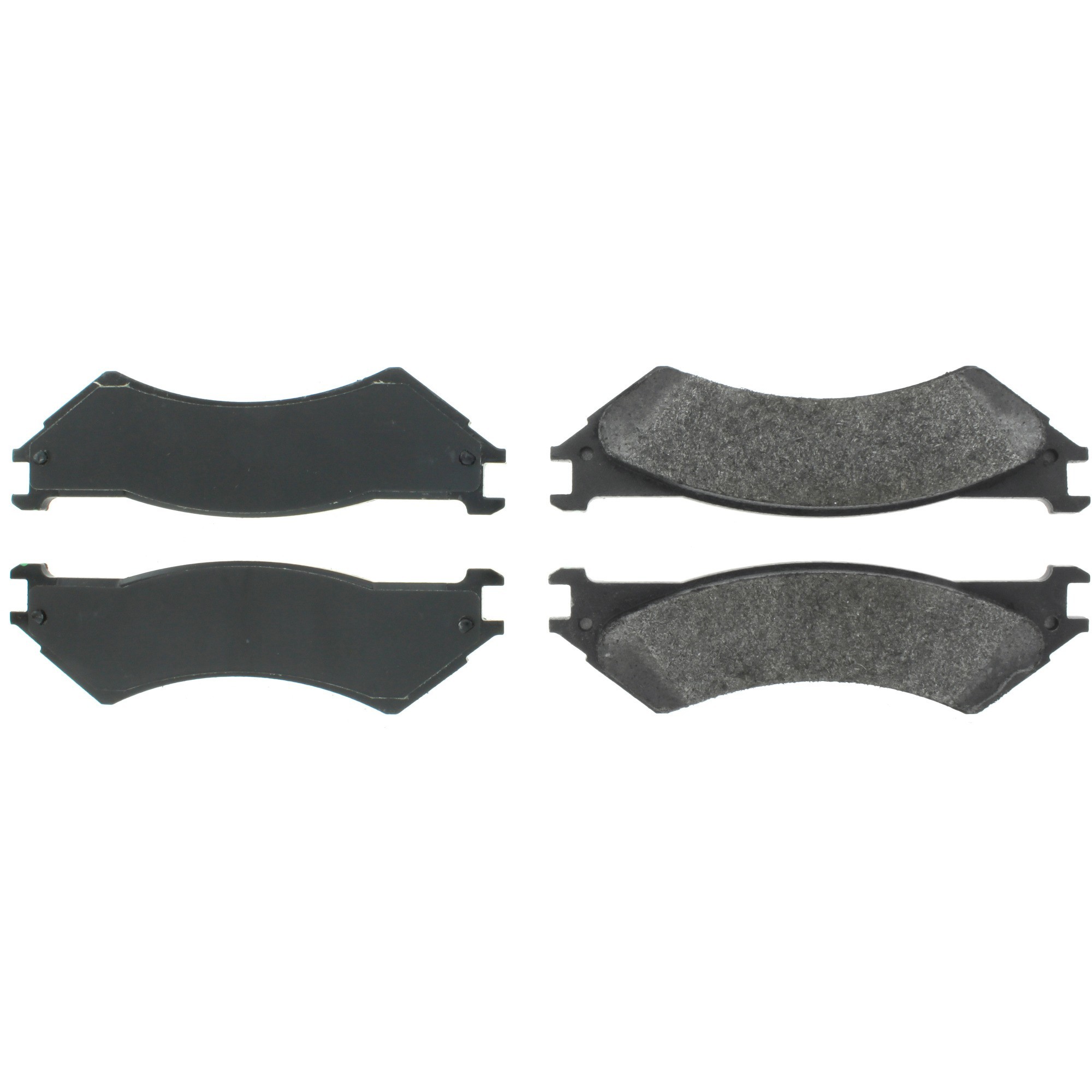 Centric Premium Semi-Metallic Brake Pads with Shims and Hardware