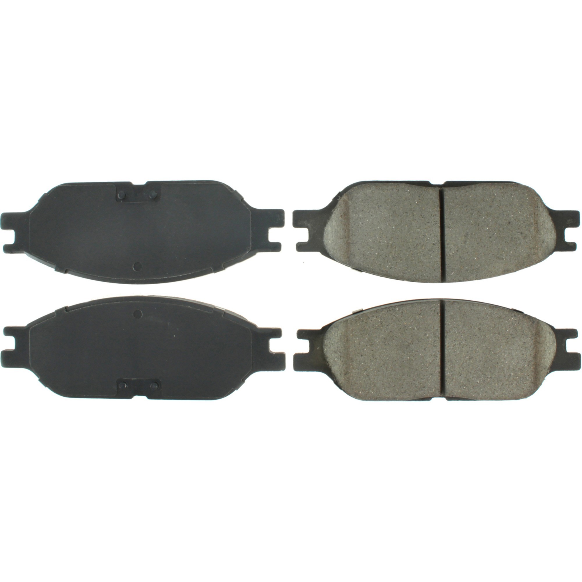 Centric Premium Semi-Metallic Brake Pads with Shims and Hardware