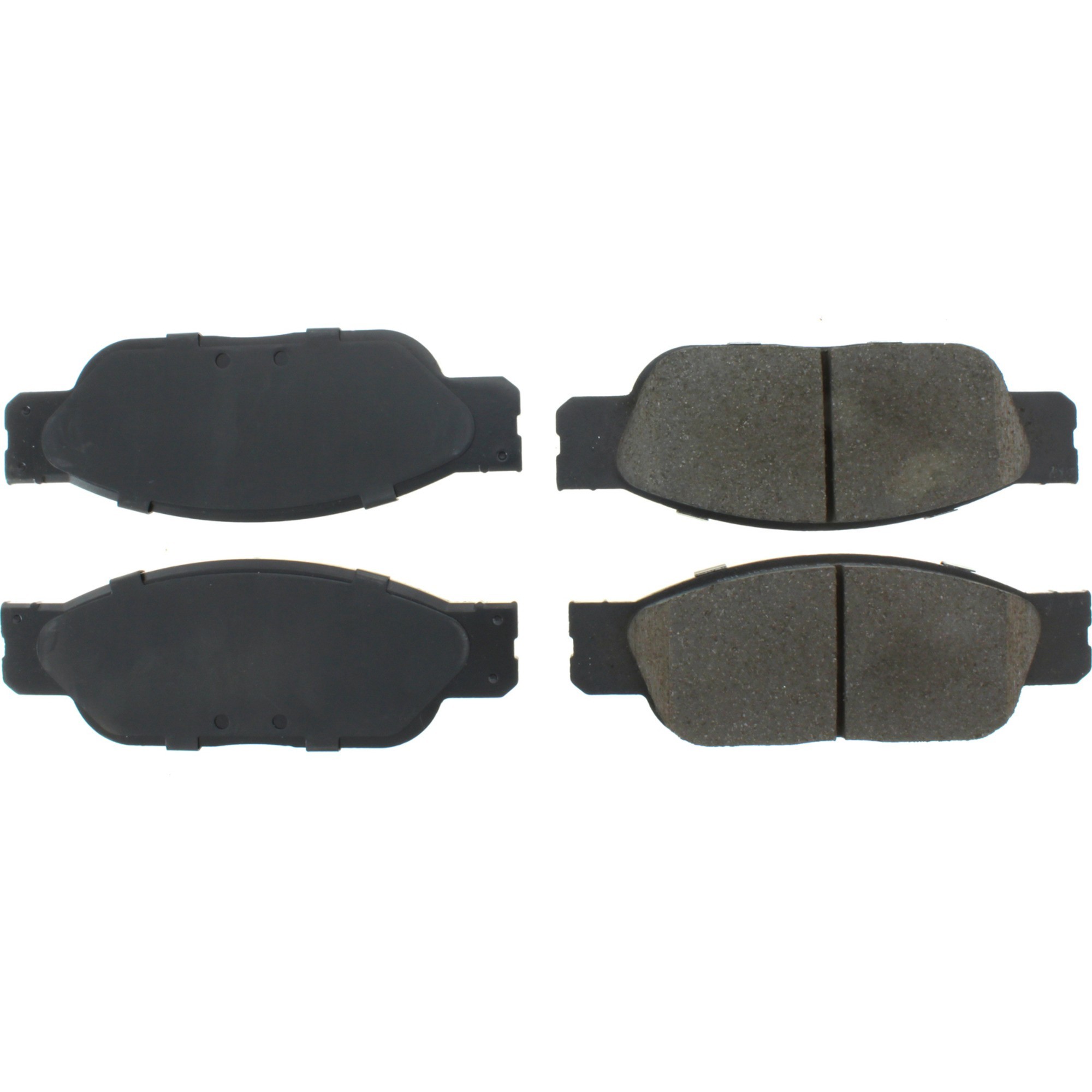 Centric Premium Semi-Metallic Brake Pads with Shims and Hardware